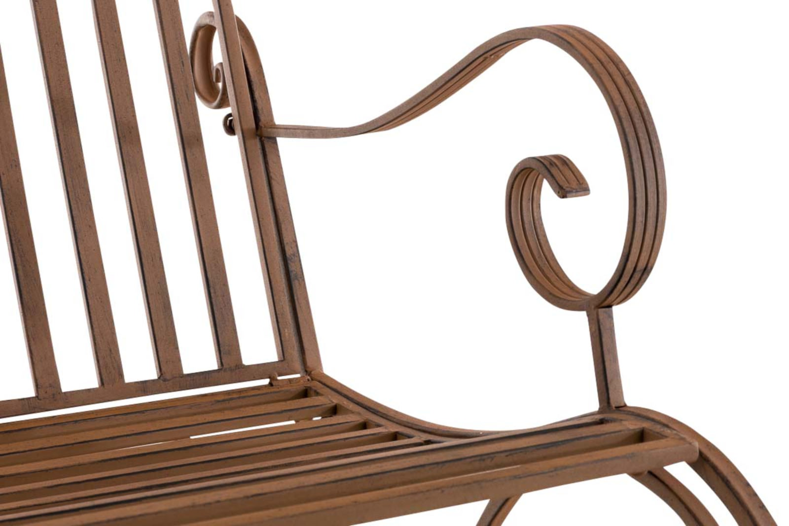 Lot de 2 Fauteuils à bascule d'extérieur Smilla en fer forgé
