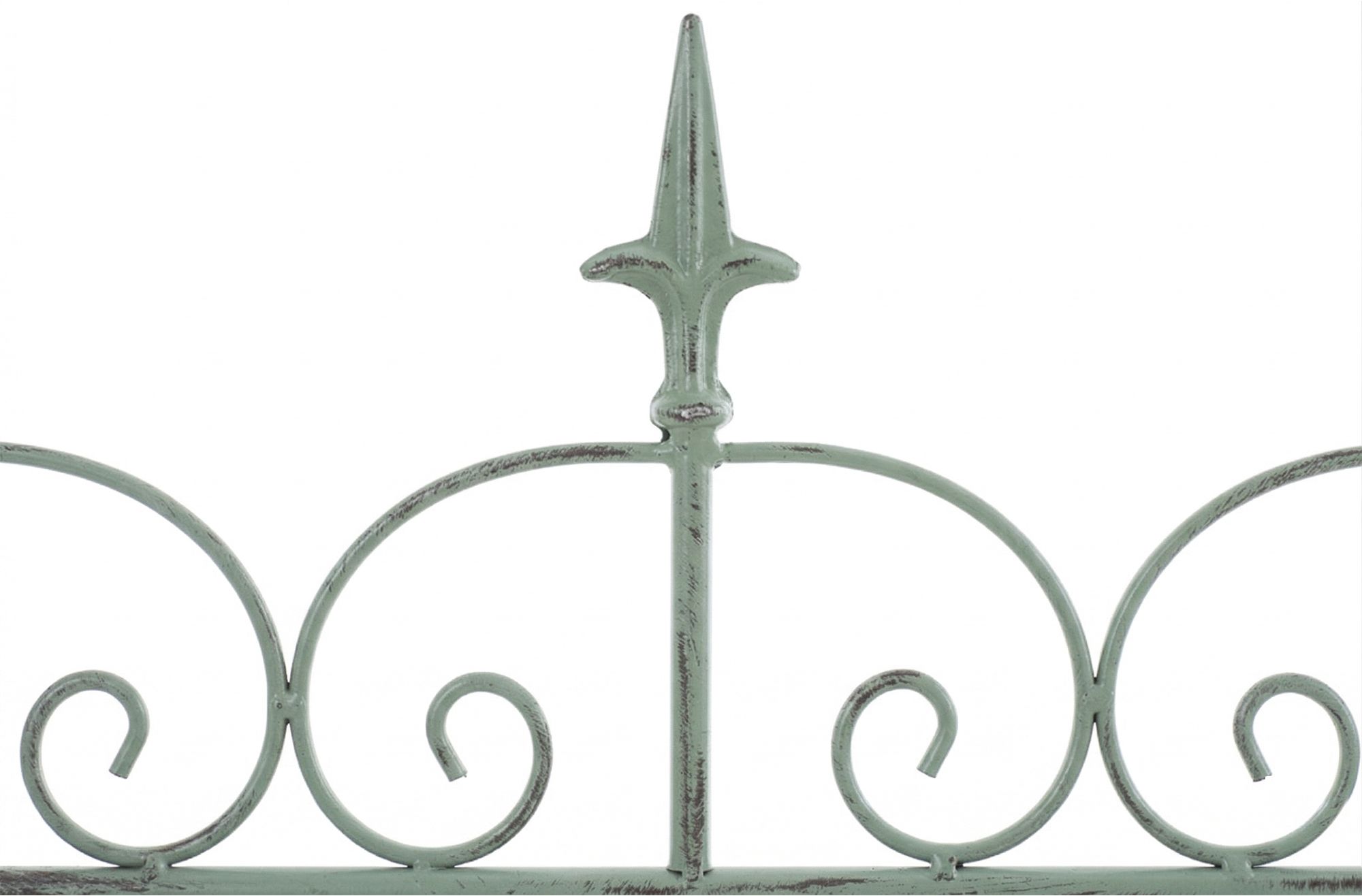 Lot de 4 barrières de jardin Mangold robuste pratique et facile à installer pour délimiter et protéger vos espaces extérieurs