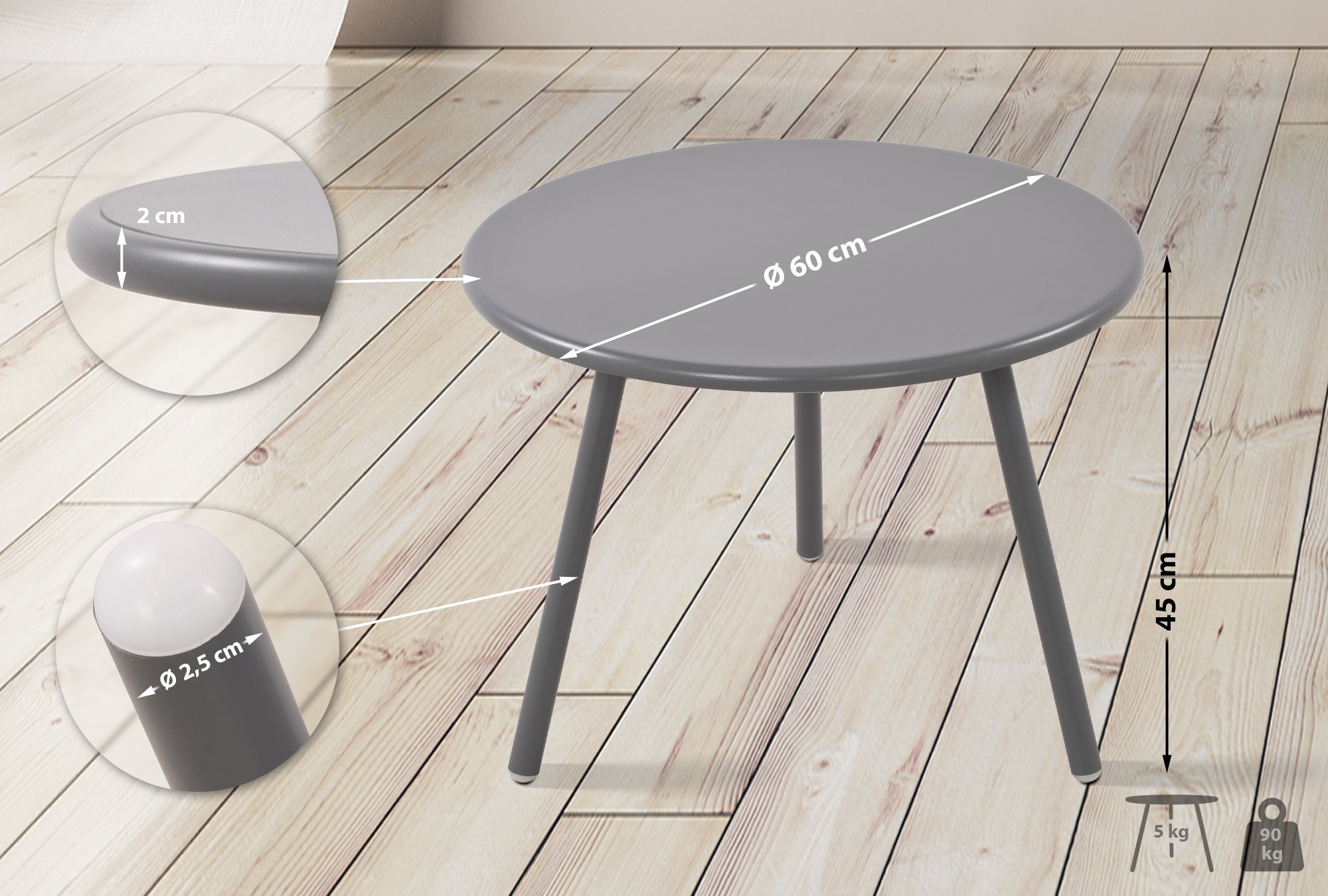 Table d'appoint Minot