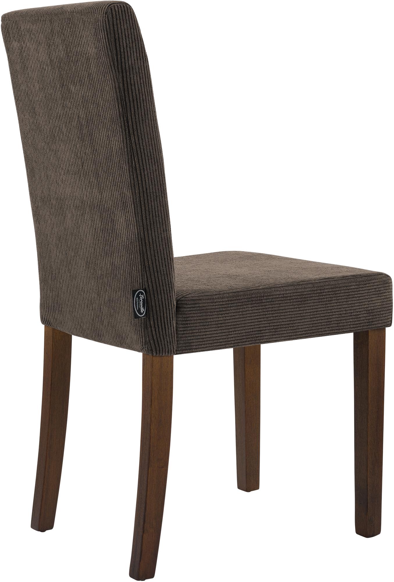 Chaise de salle à manger Ina velours côtelé