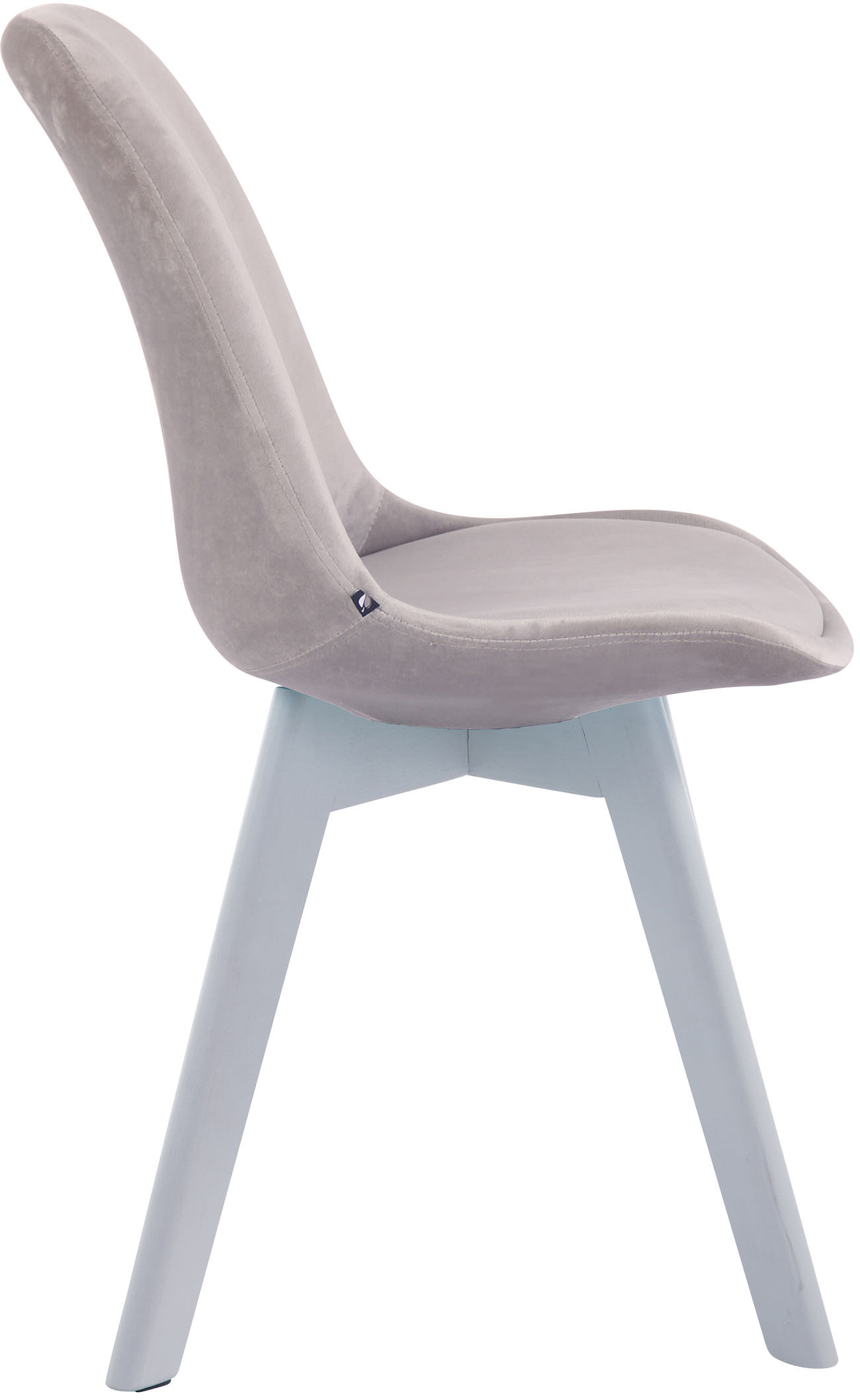 Lot de 4 Chaises de salle à manger Borneo V2 en velours