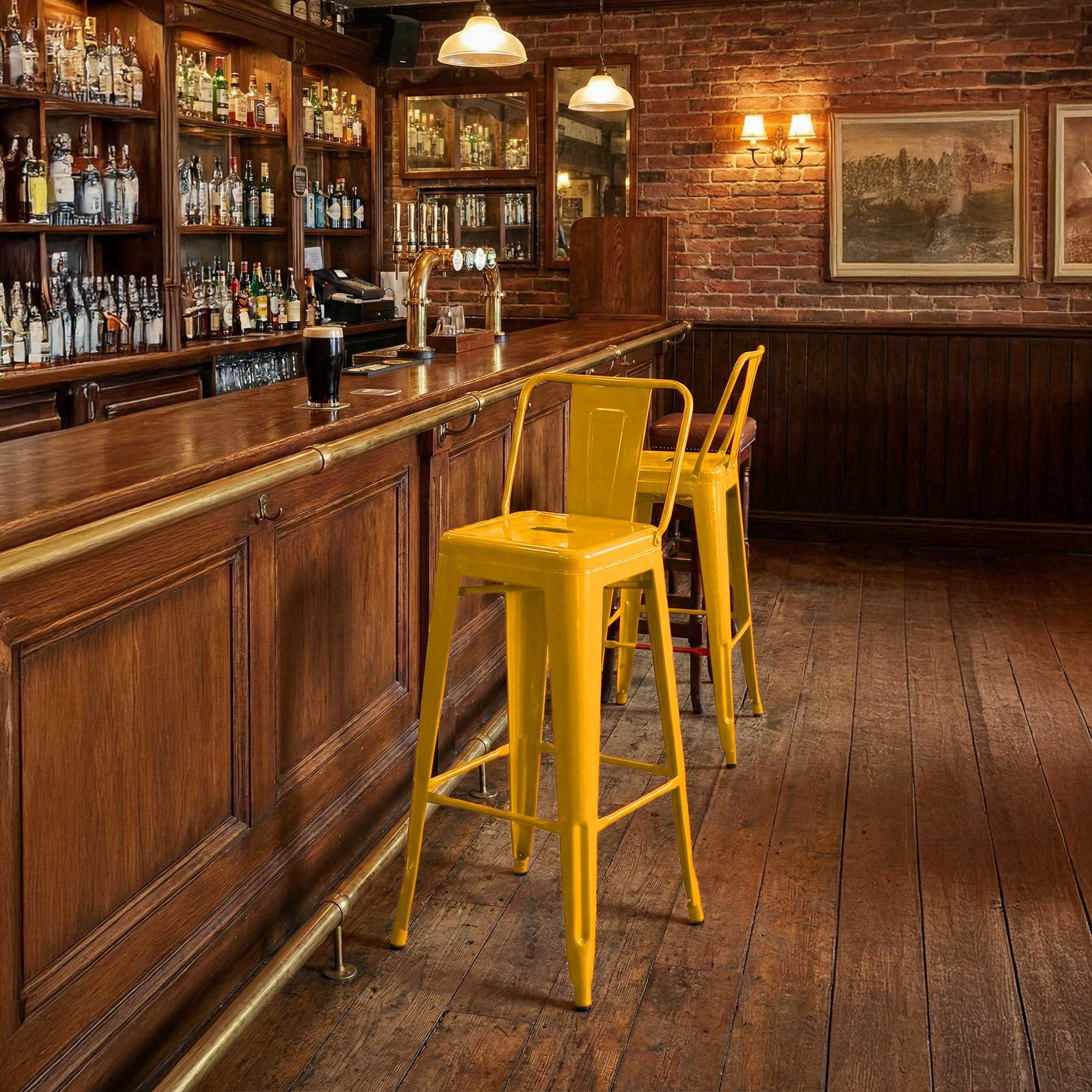 Lot de 2 Tabourets de Bar Mason