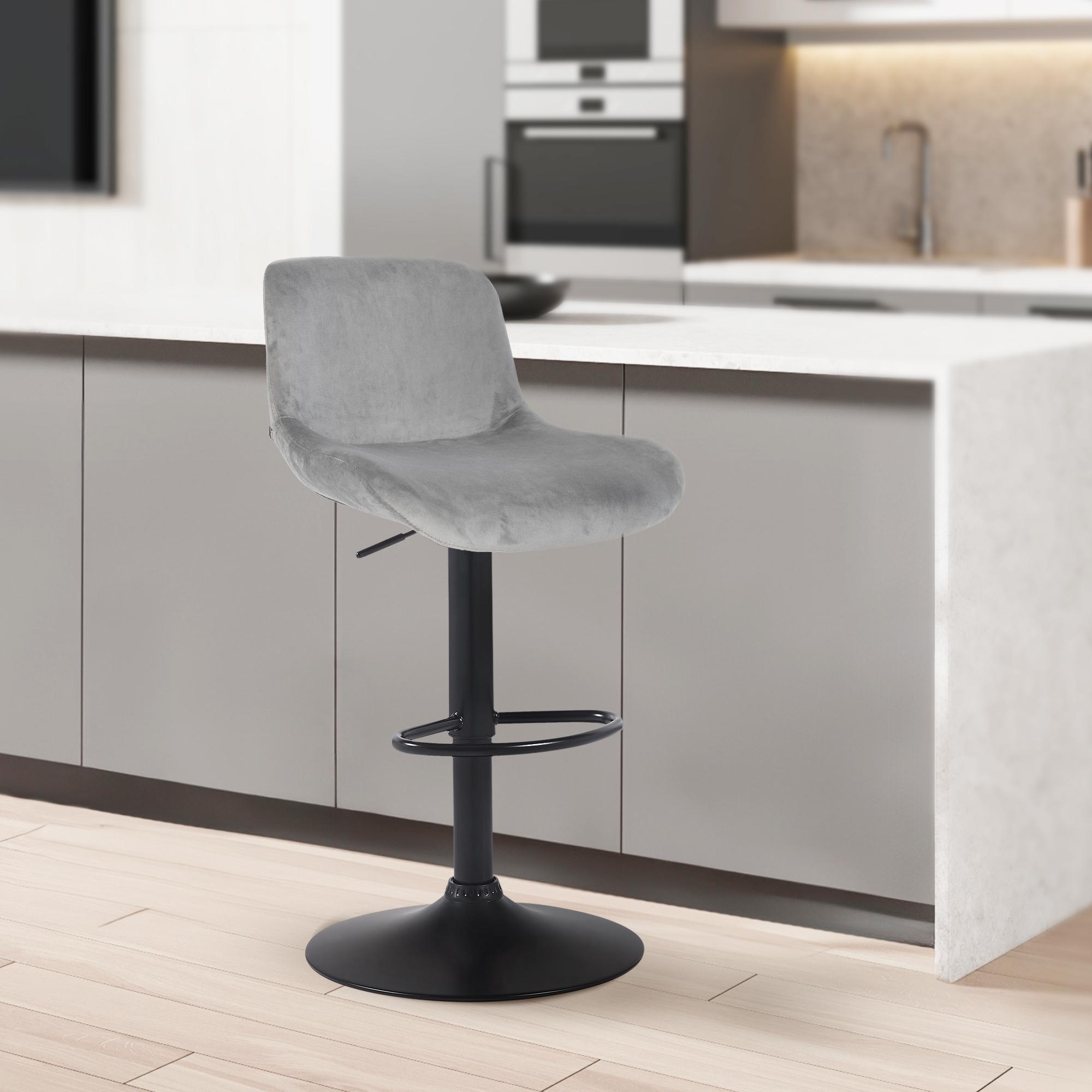 Tabouret de bar Solon noir
