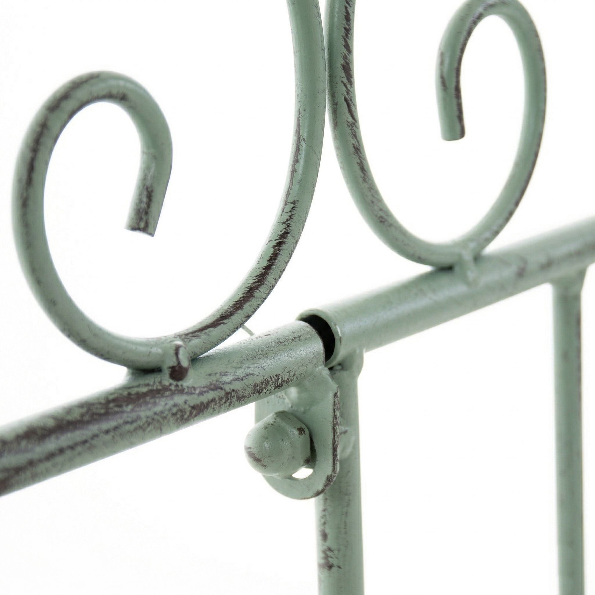 Lot de 4 barrières de jardin Mangold robuste pratique et facile à installer pour délimiter et protéger vos espaces extérieurs