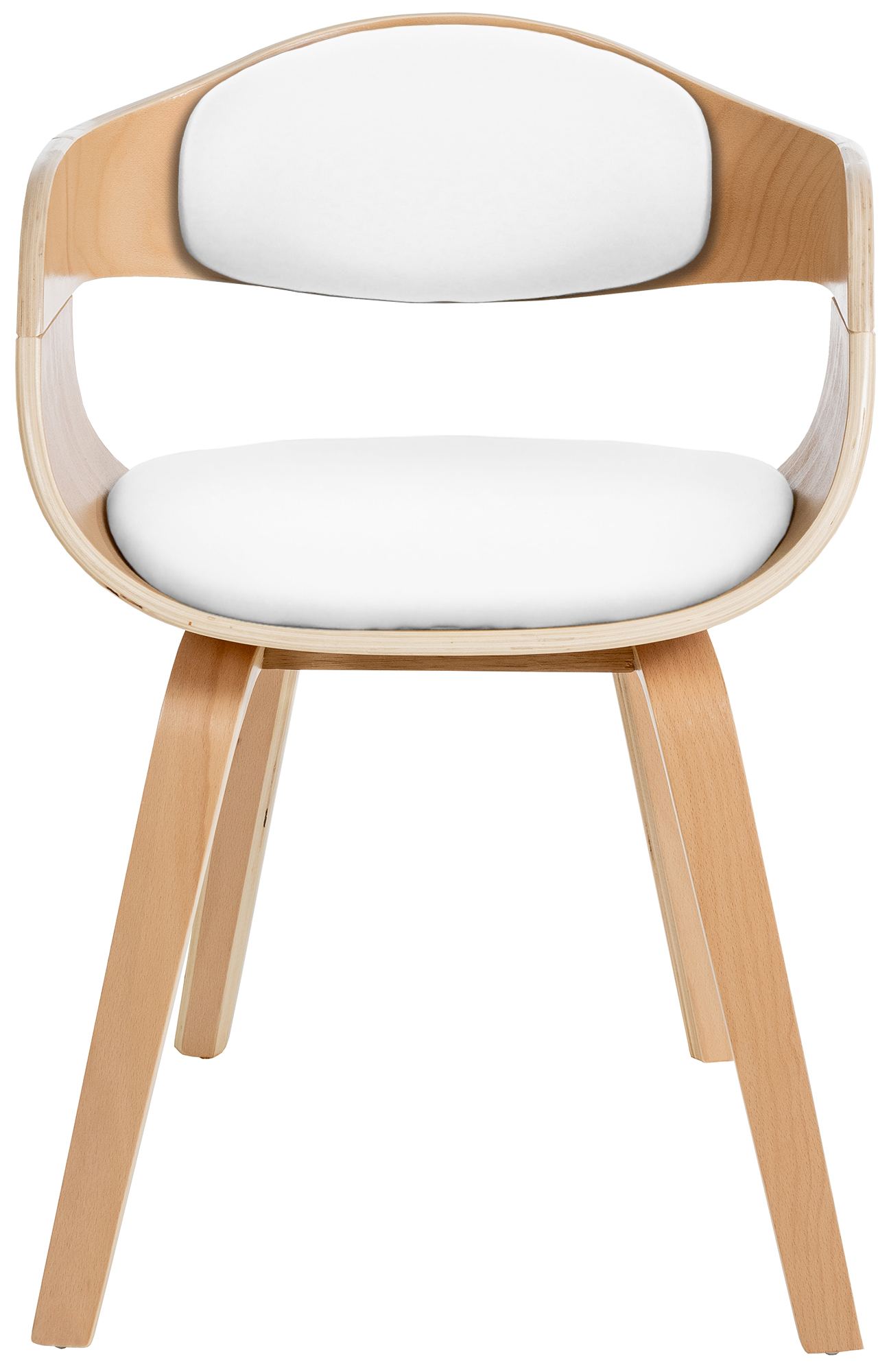Chaise retro Kingston en similicuir
