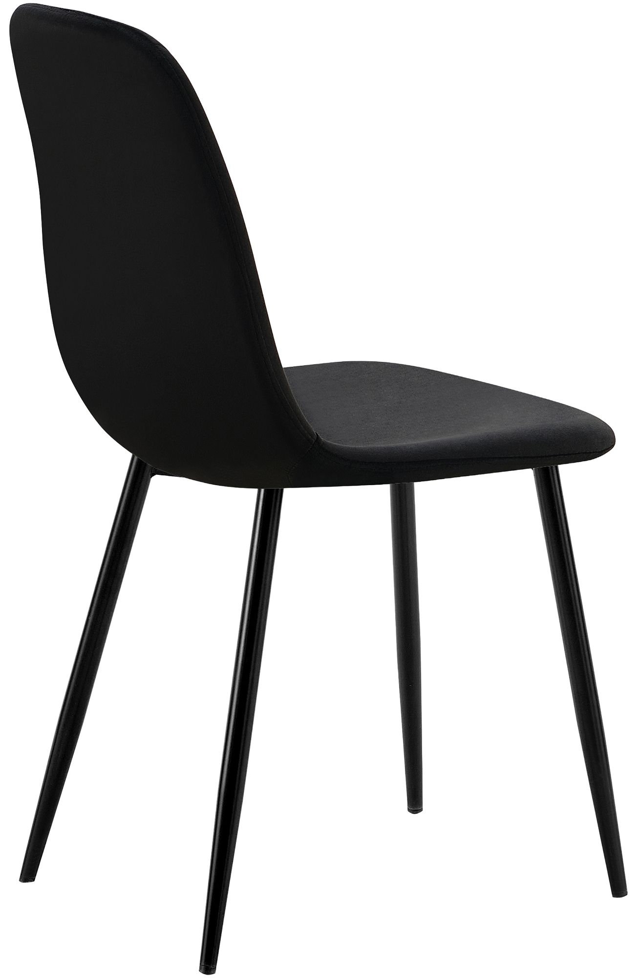 Lot de 4 chaises de salle a manger Baxter en velours