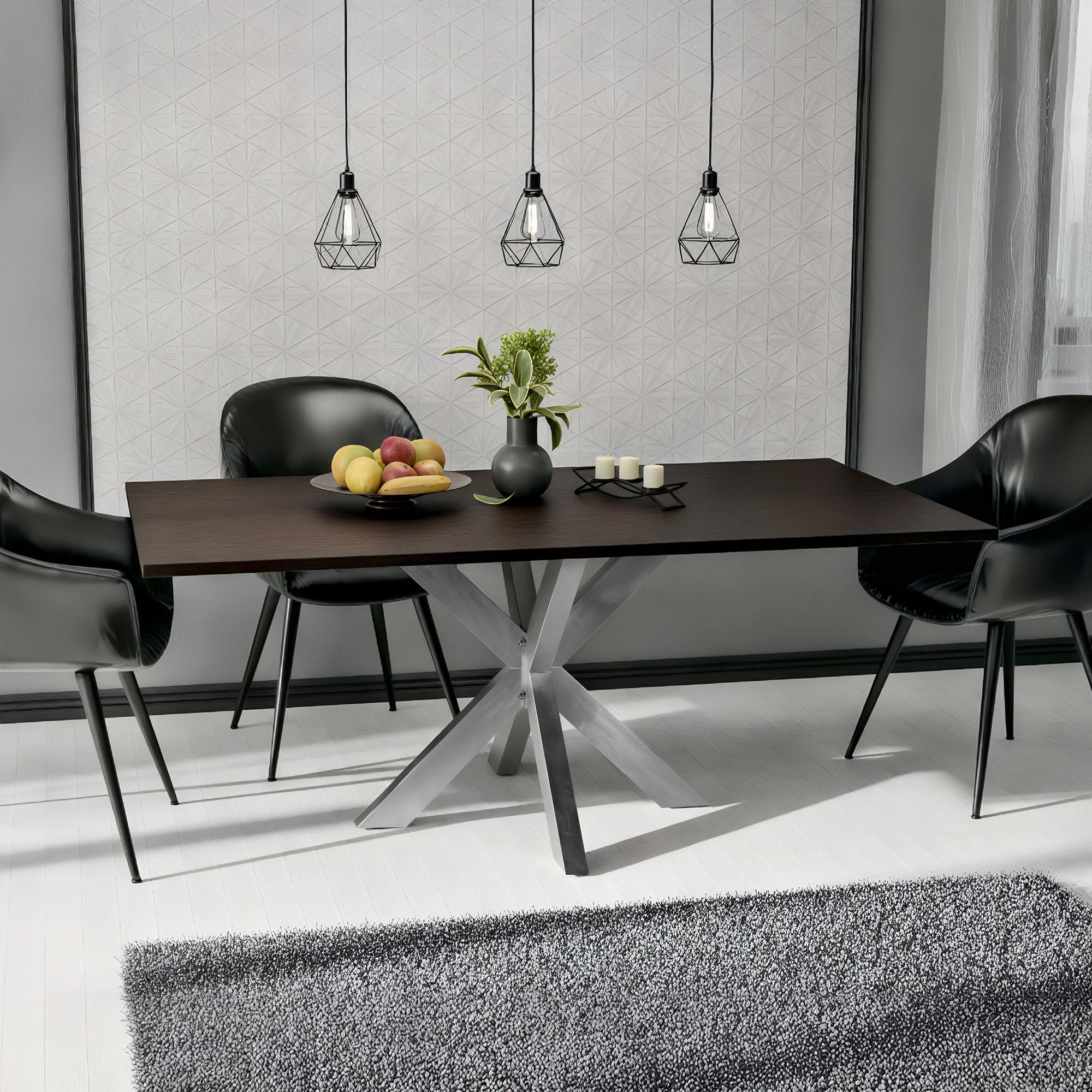 Pieds design Industriel Duncan pour table à manger Forme Araignée
