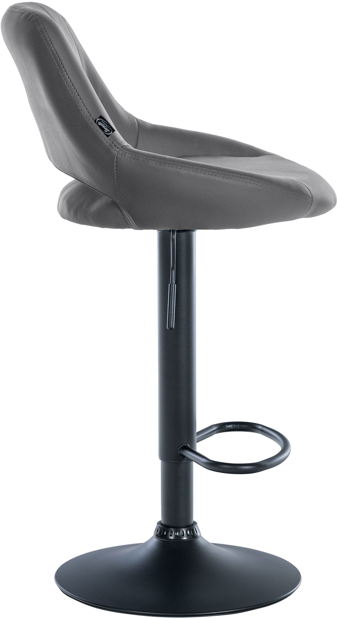 Lot de 2 tabourets de bar Milet en similicuir