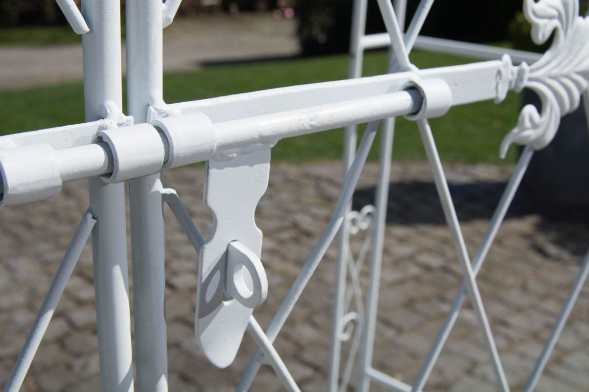 Arche à rosiers en fer Melissa avec porte