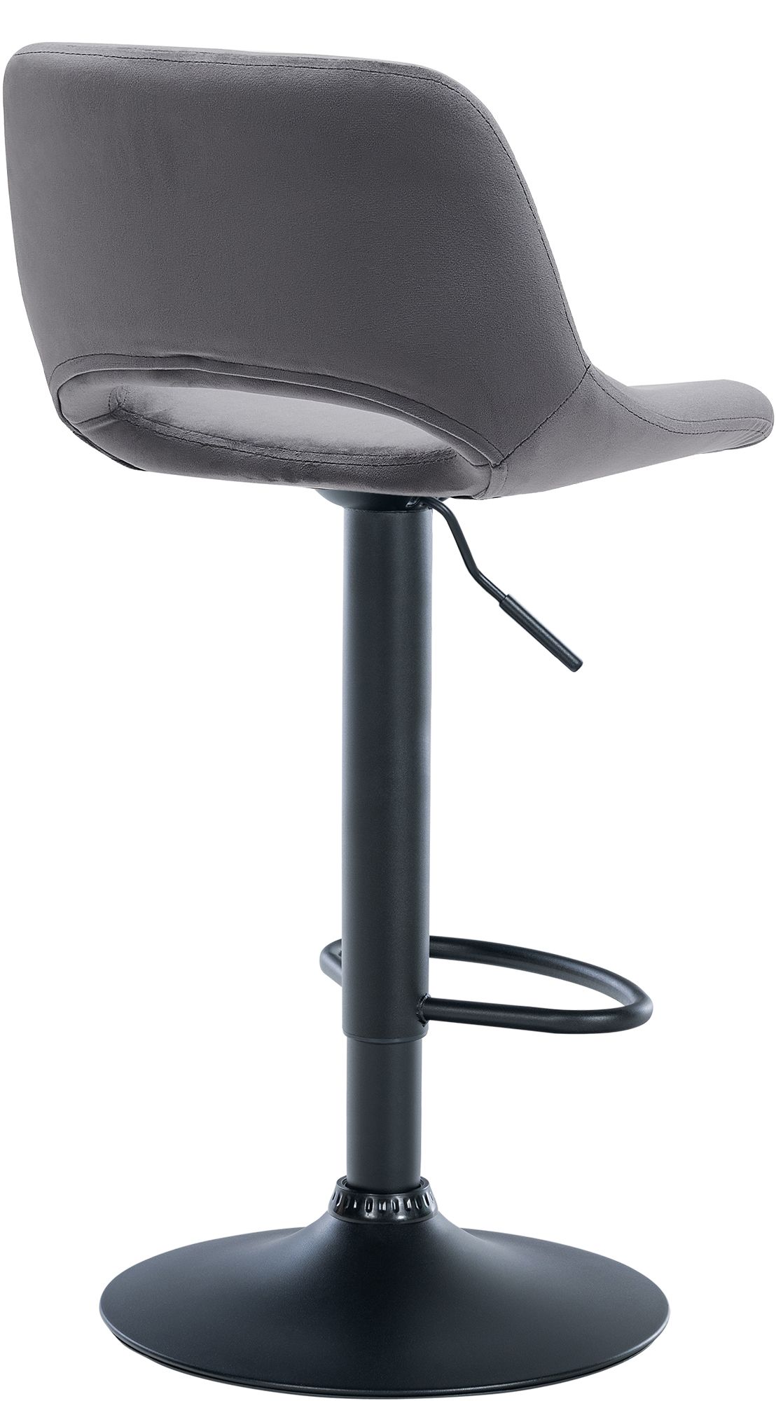 Lot de 2 tabourets de bar Camden velours