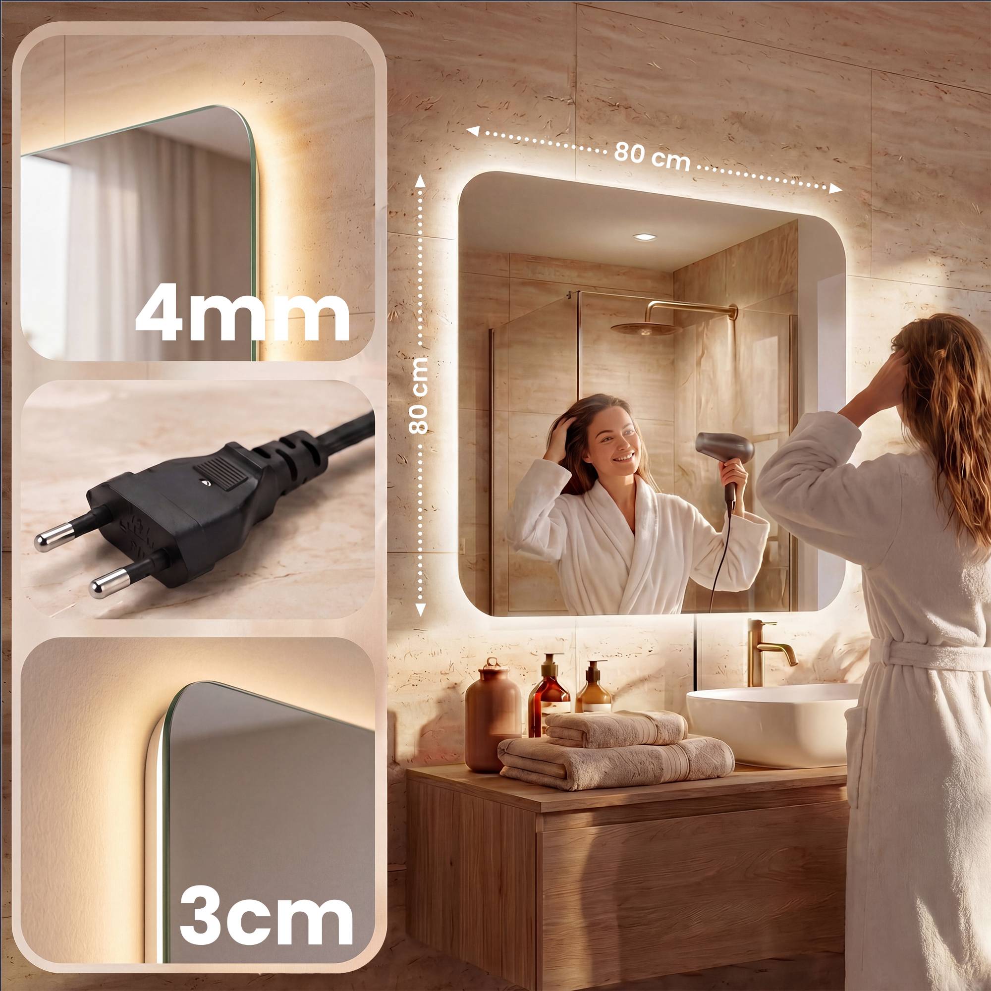 Miroir de salle de bain Ariva