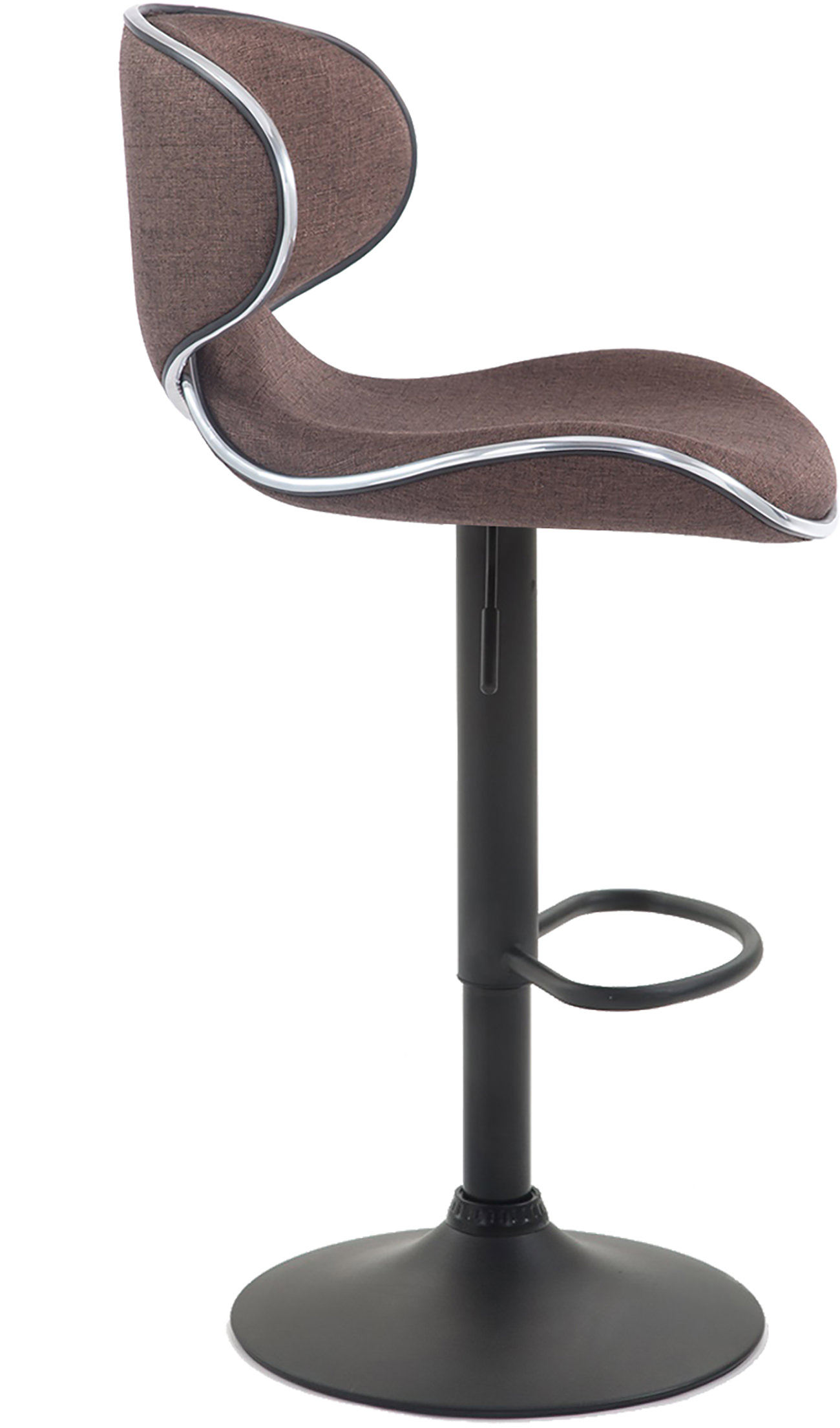 Lot de 2 tabourets de bar Las Vegas V2 en tissu