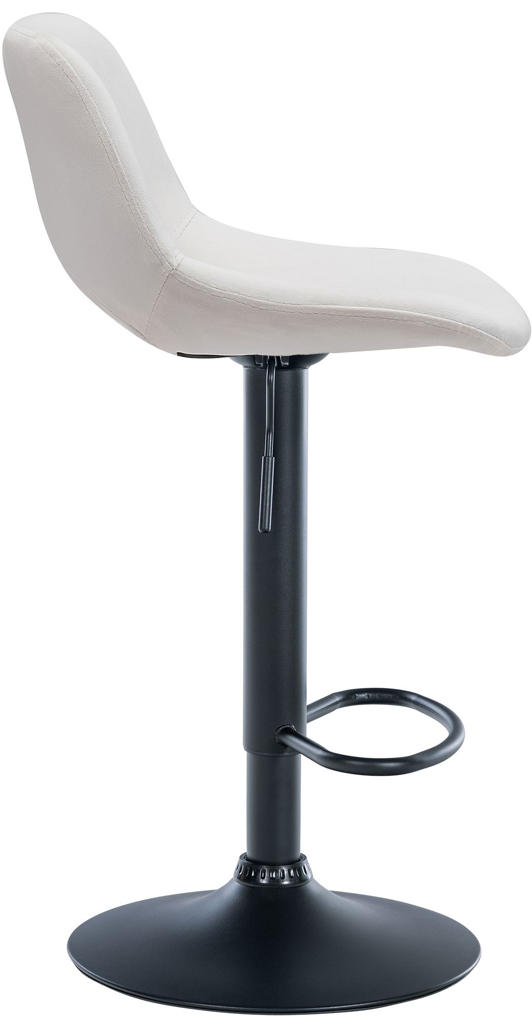 Lot de 2 tabourets de bar Camden velours