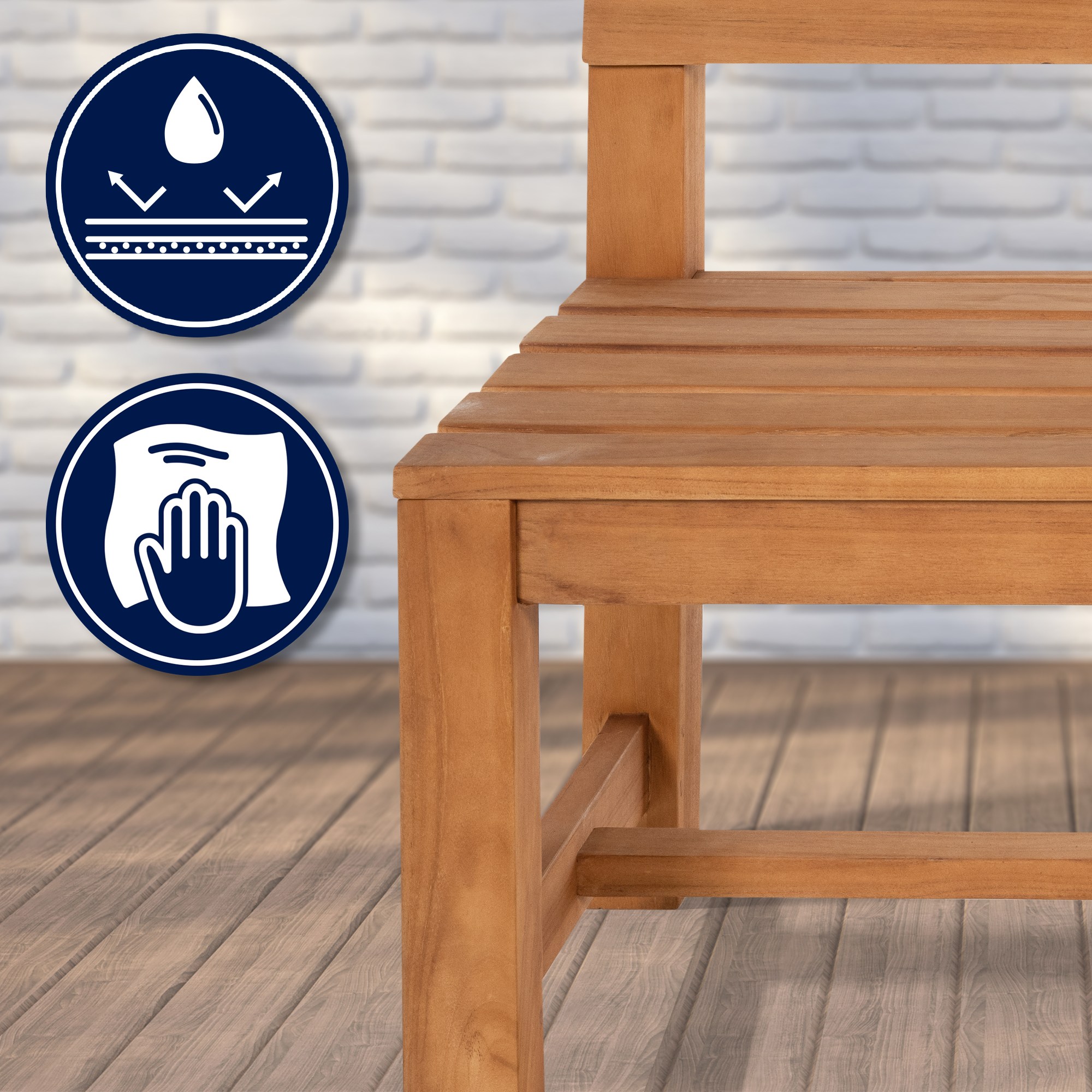 Banc en teck Augusta