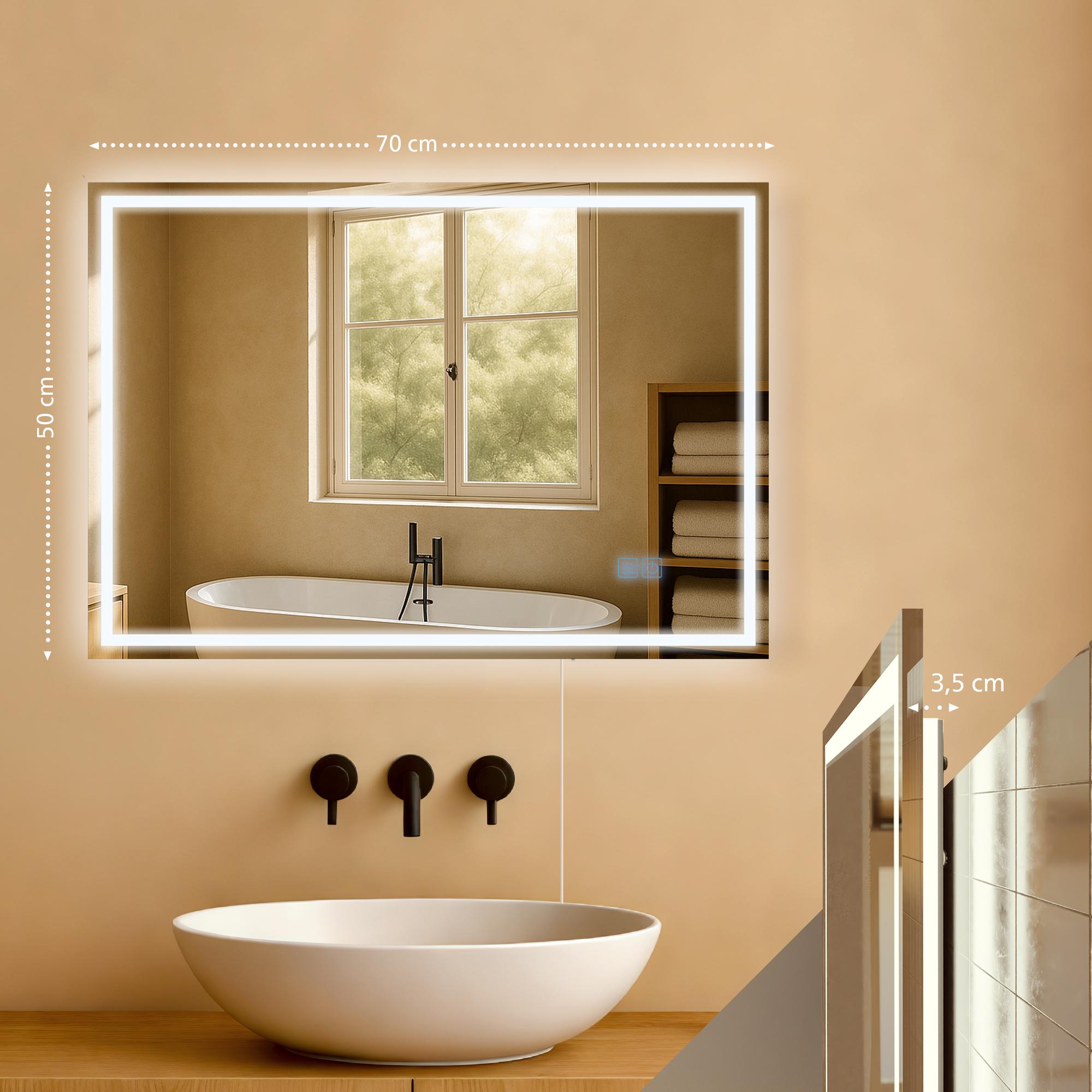 Miroir de salle de bain Jaffrey