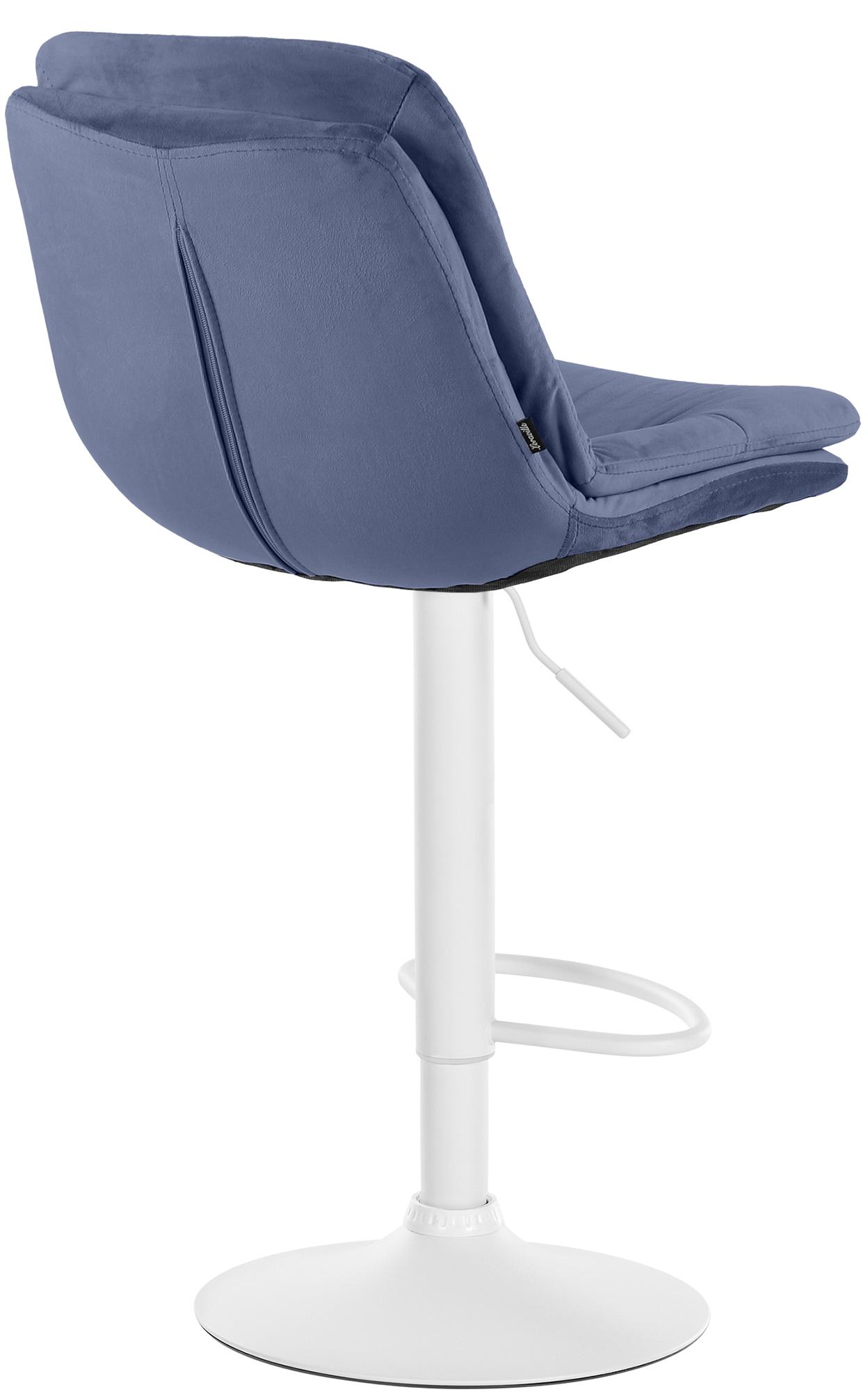 Tabouret de bar Laurel velours