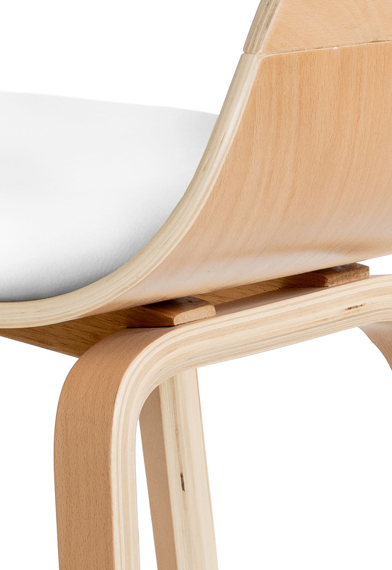 Chaise retro Kingston en similicuir