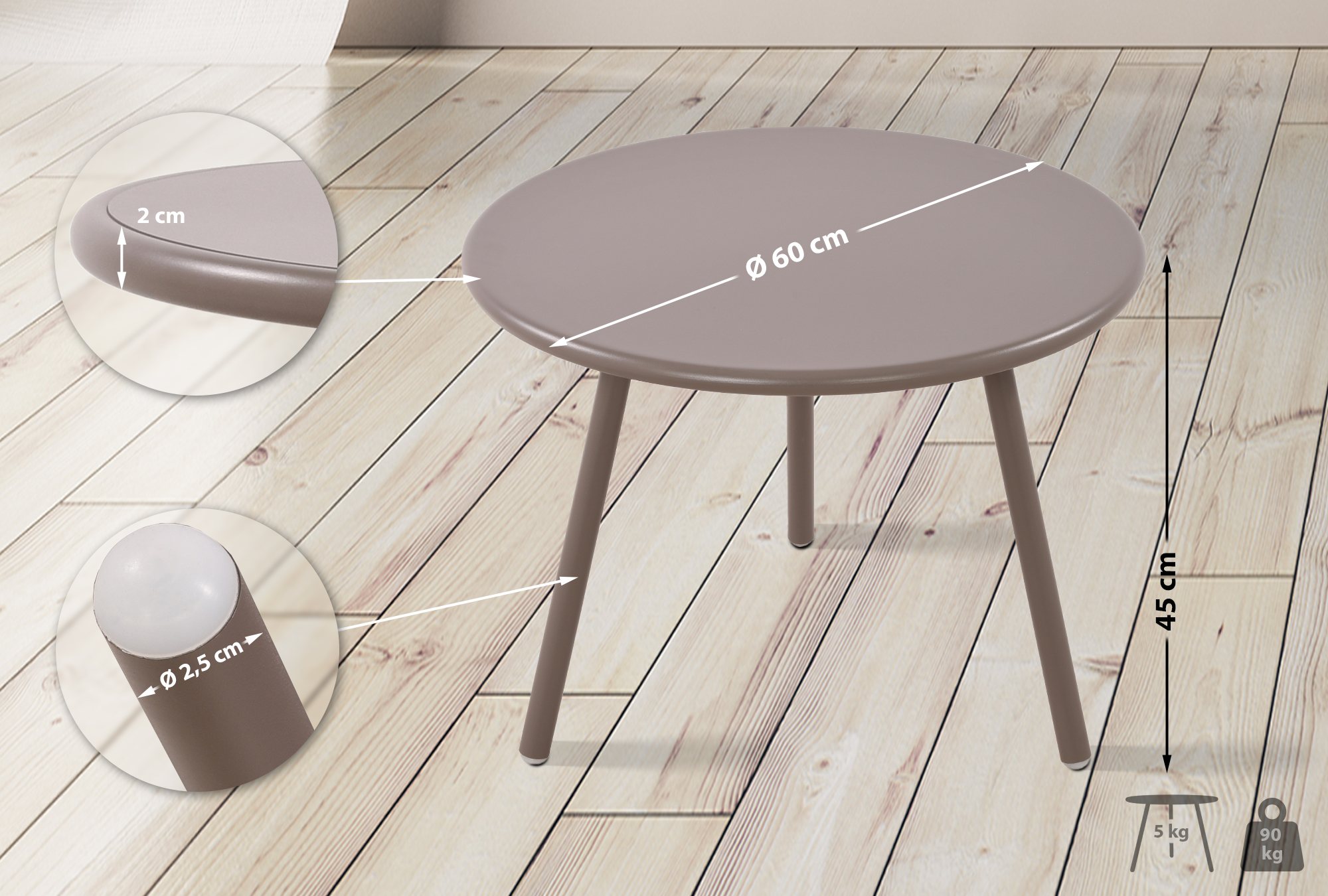 Table d'appoint Minot