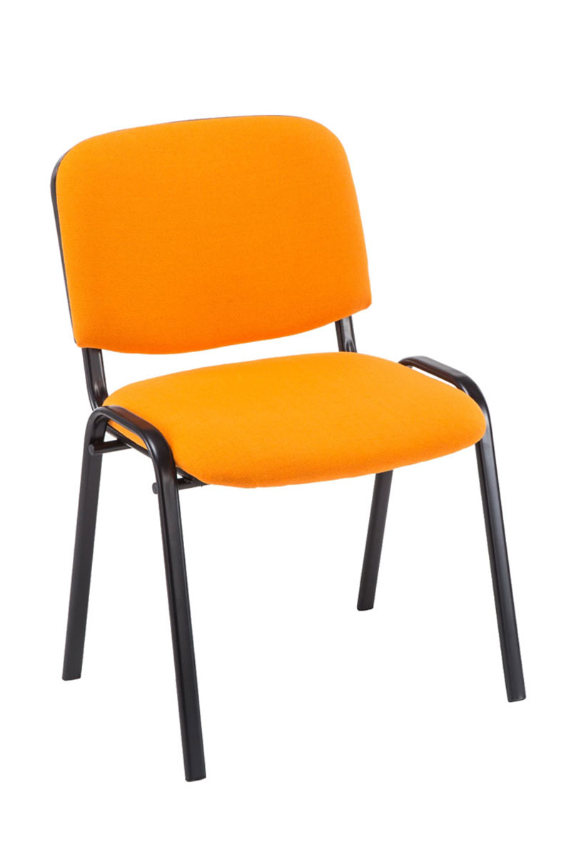 Lot de 4 chaises visiteur Ken en tissu