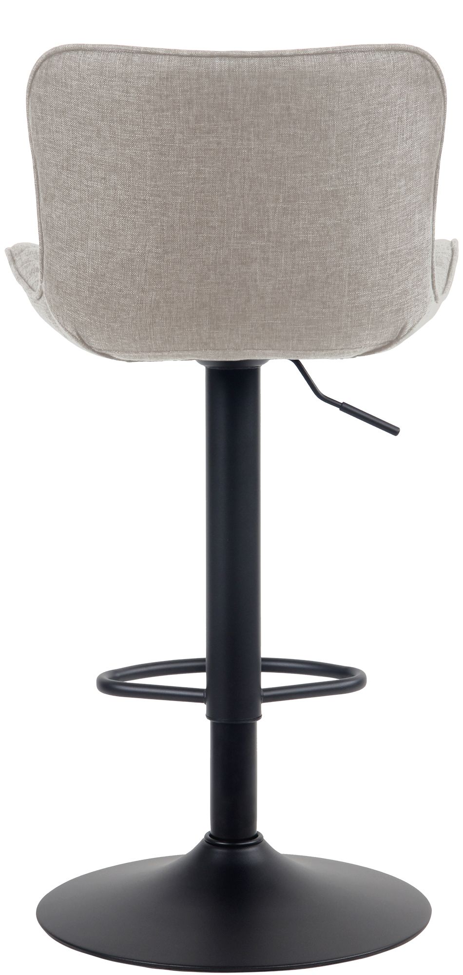 Lot de 2 Tabourets de bar Emma Pied Métal Hauteur Réglable Pivotant