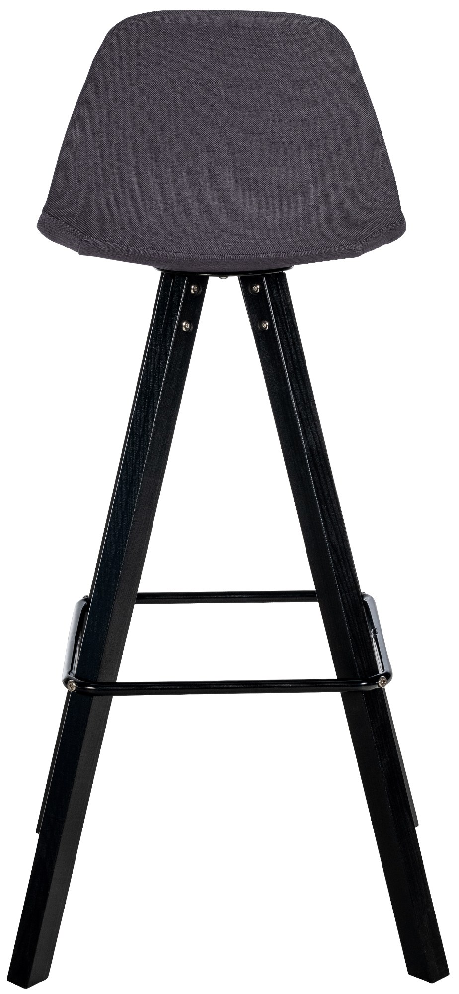 Lot de 2 tabourets de bar Corbin en tissu carré