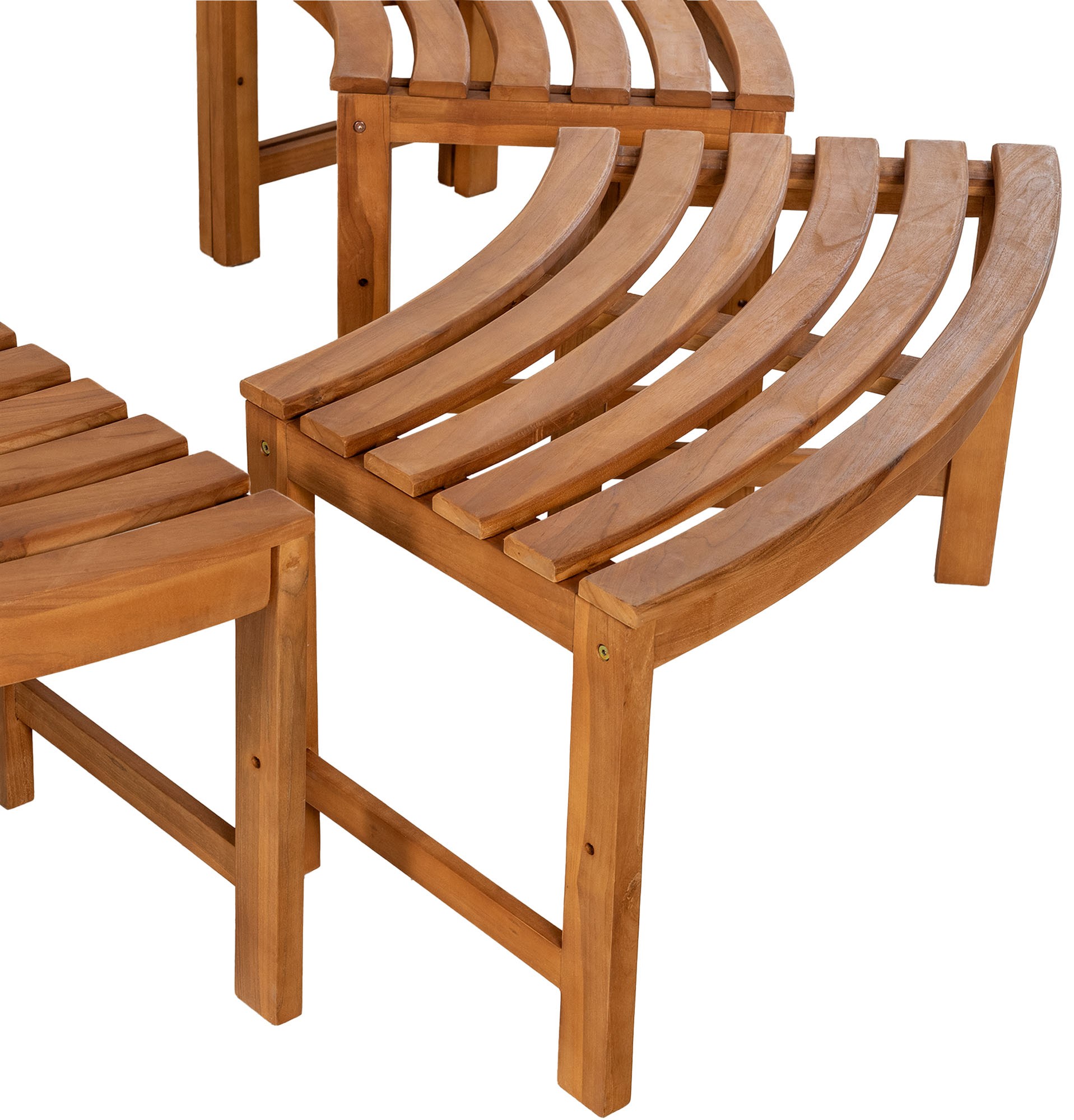 Banc d'arbre Nila sans dossier 250 cm