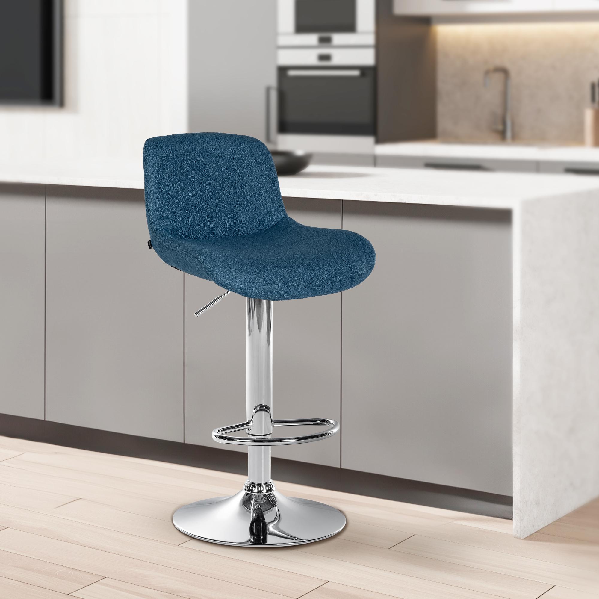 Tabouret de bar Solon Chrome
