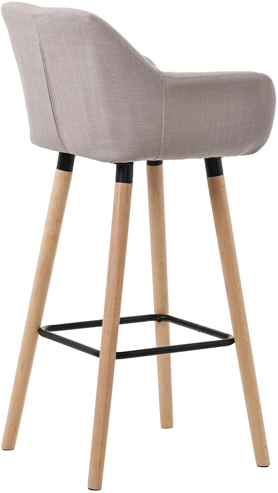 Lot de 2 tabourets de bar Grant en tissu