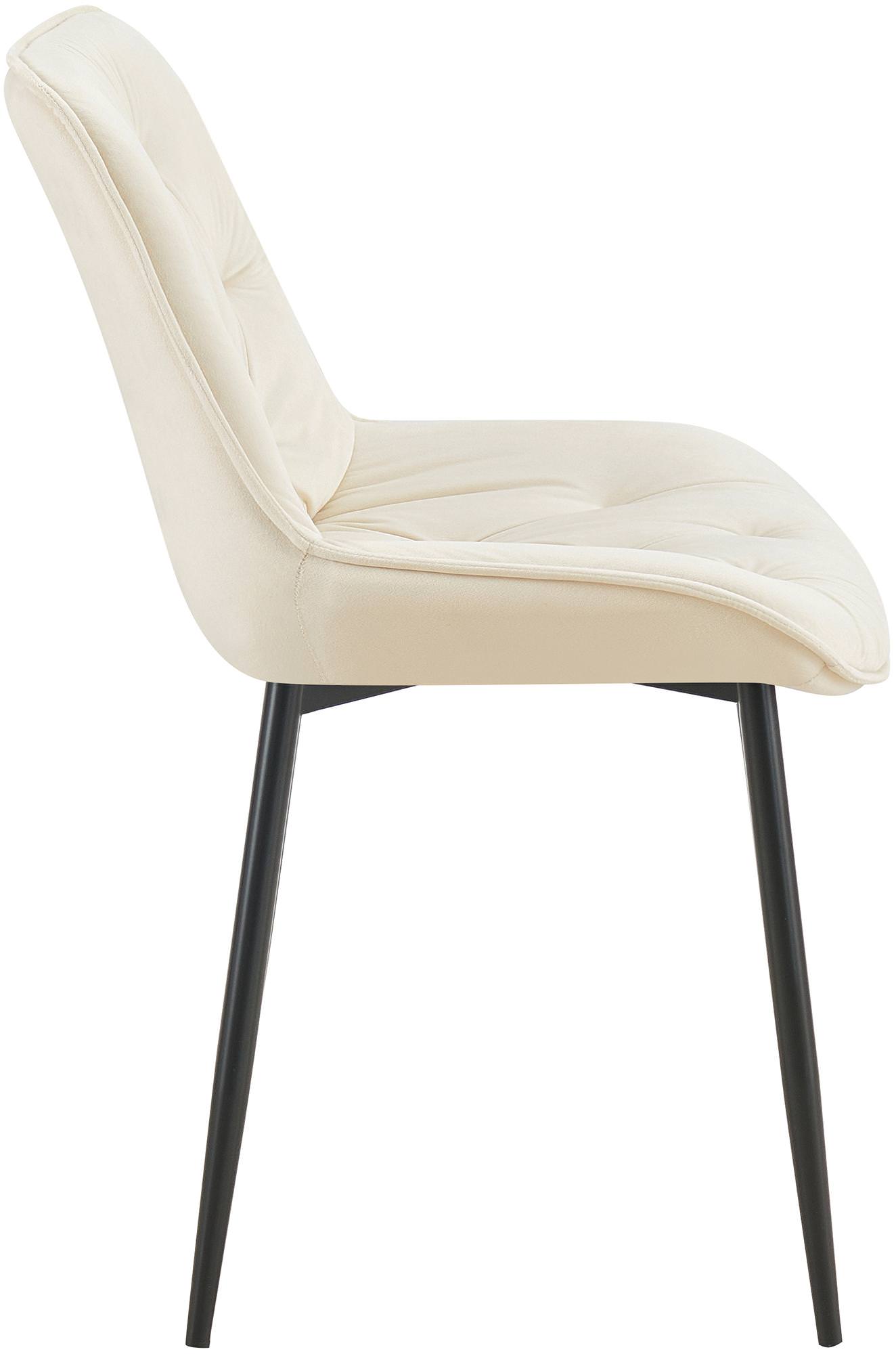 Lot de 2 chaises de salle à manger Wallace velours