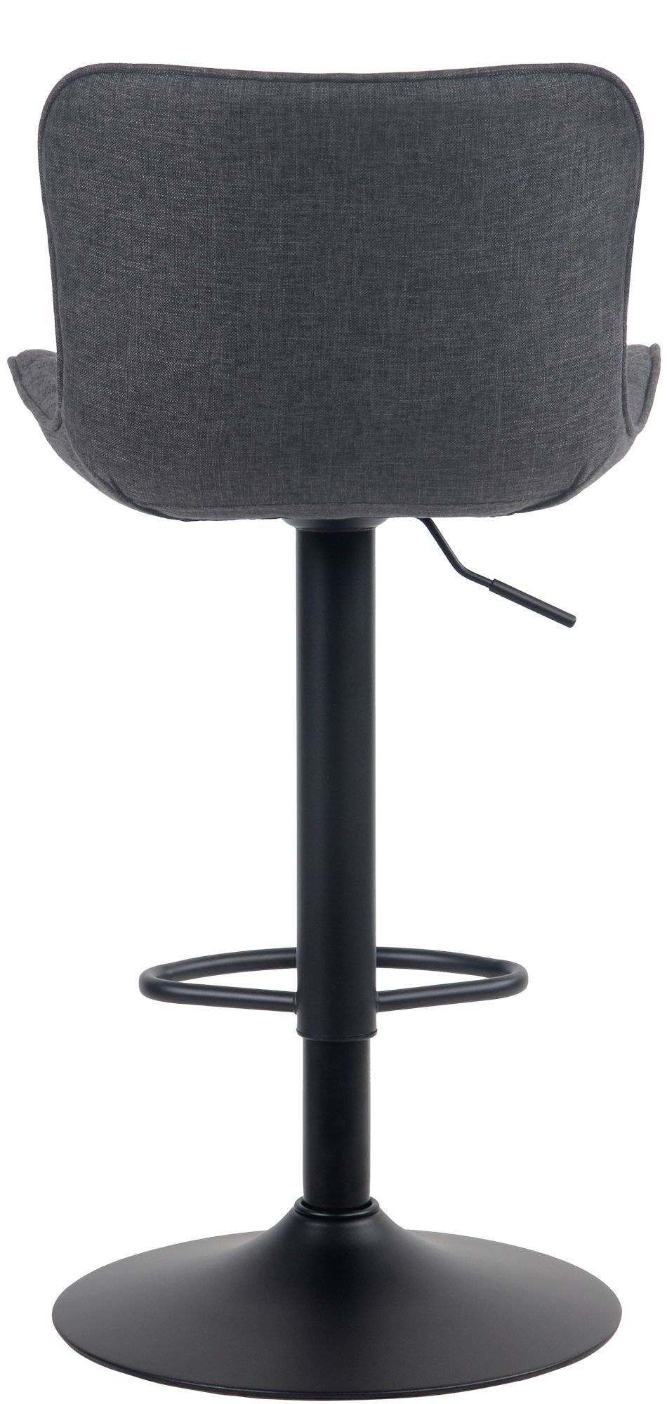 Lot de 2 Tabourets de bar Emma Pied Métal Hauteur Réglable Pivotant