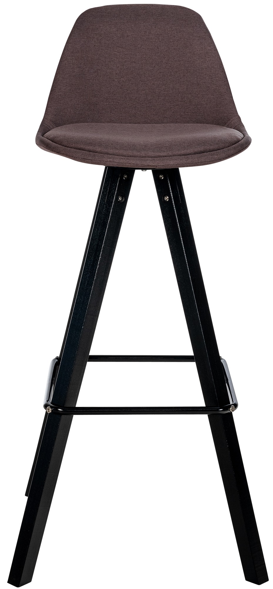 Lot de 2 tabourets de bar Corbin en tissu carré
