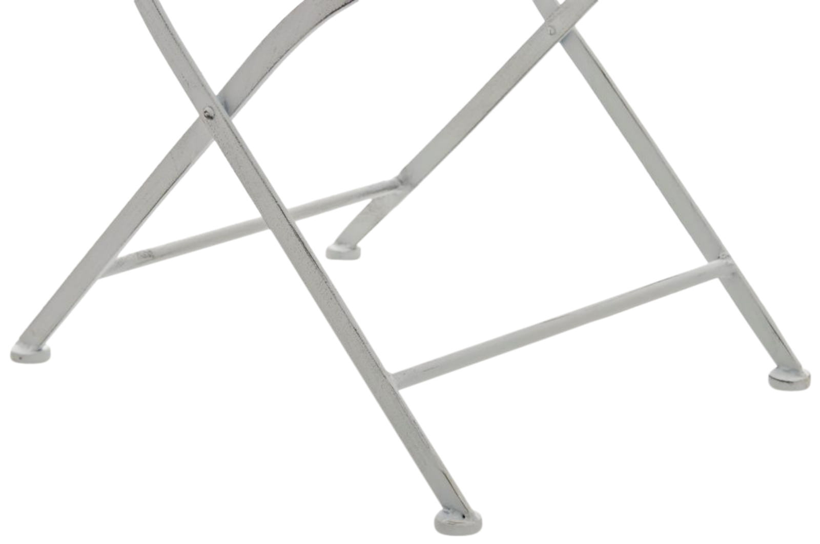 Lot de 2 Chaises de jardin pliables Indra en fer forgé