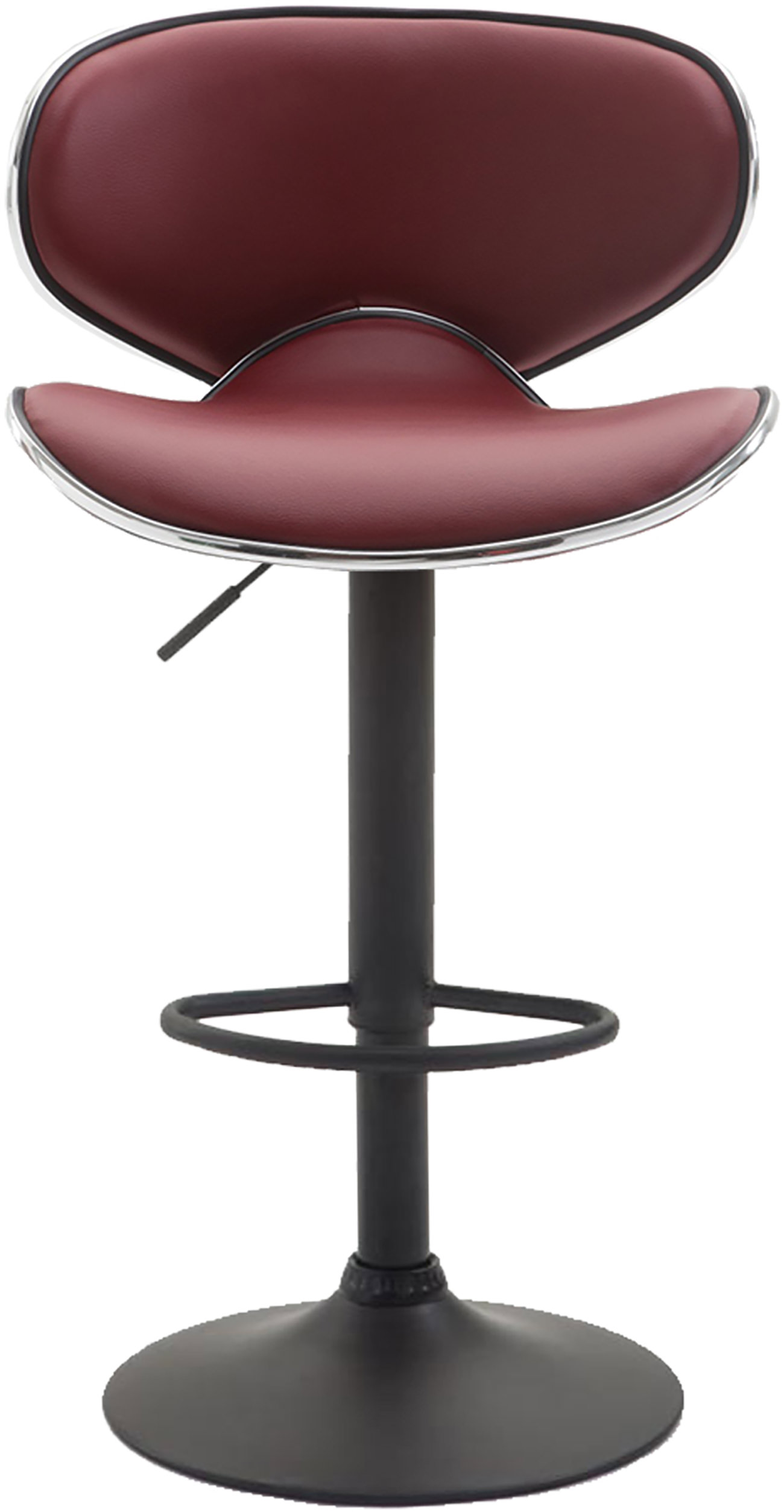 Lot de 2 tabourets de bar Las Vegas V2 similicuir