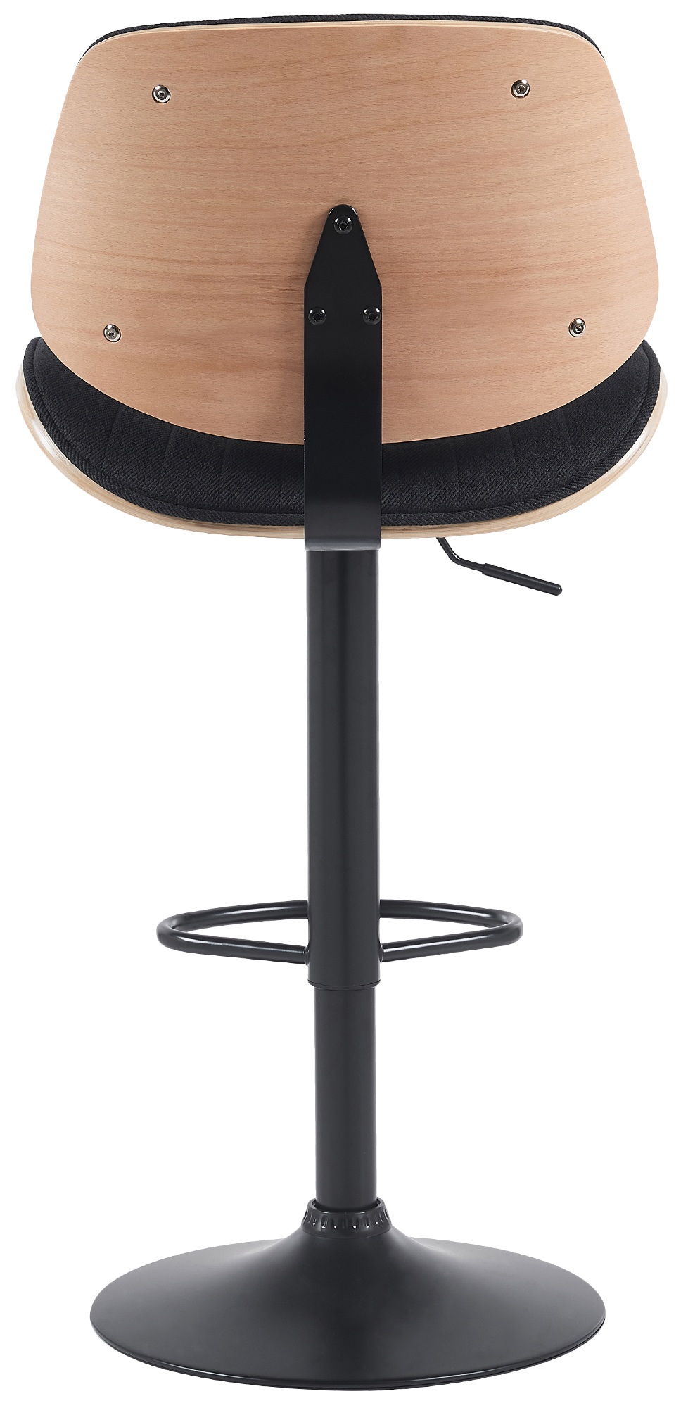 Lot de 2 tabourets de bar Clawson tissu