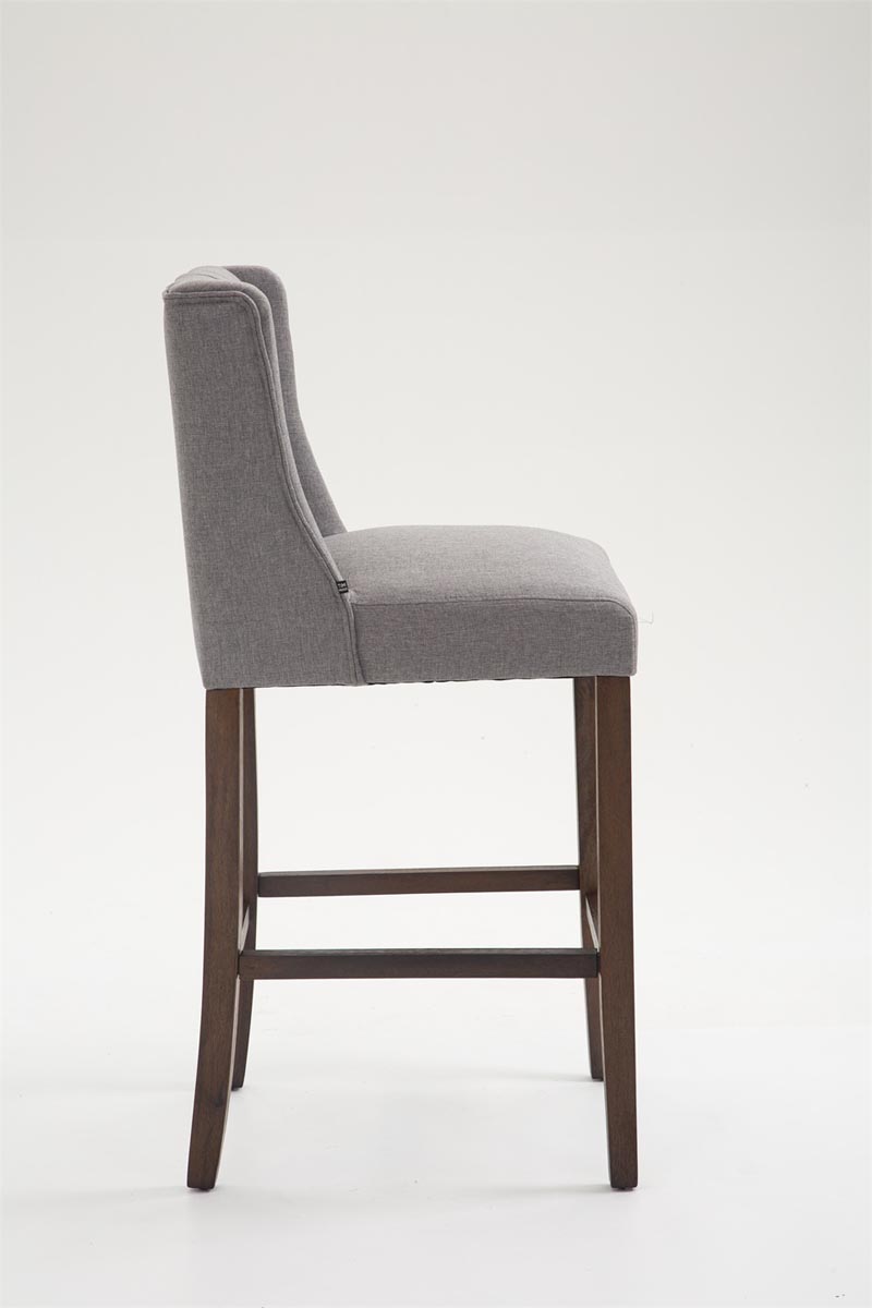 Lot de 2 Tabourets de bar Cassandra Tissu