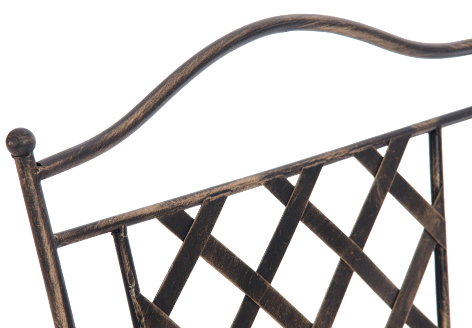 Lot de 2 chaises de jardin pliables Adara en fer