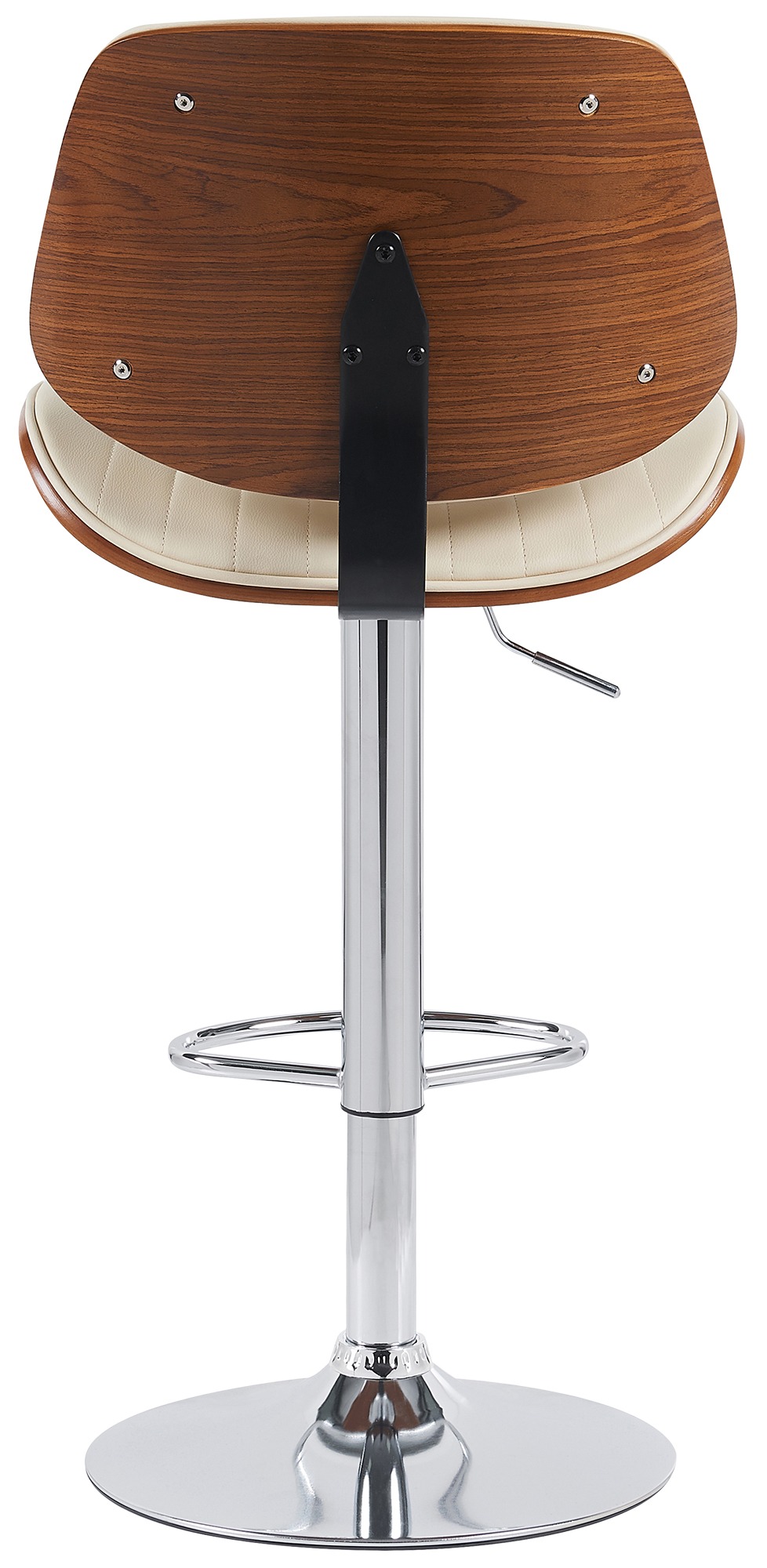 Lot de 2 tabourets de bar Clawson en similicuir