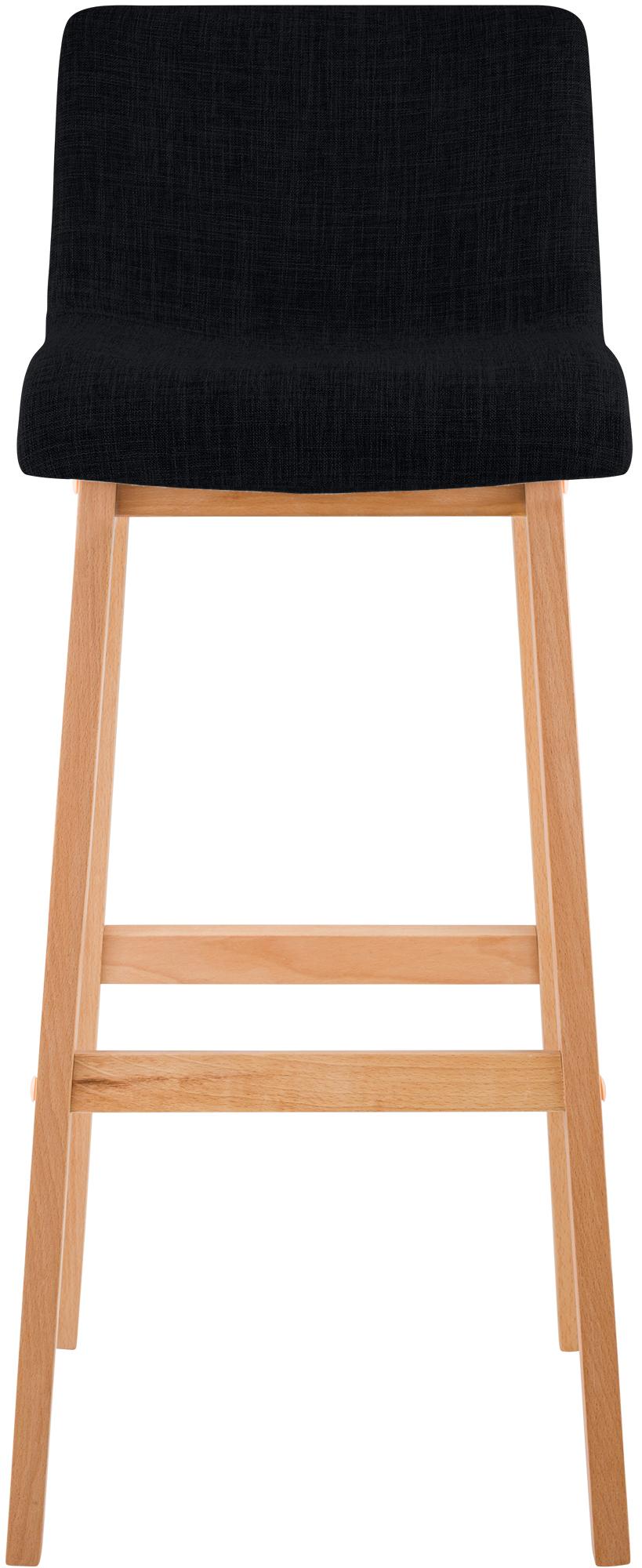 Tabouret de Bar Hover Tissu Piètement Quatre pieds Natura