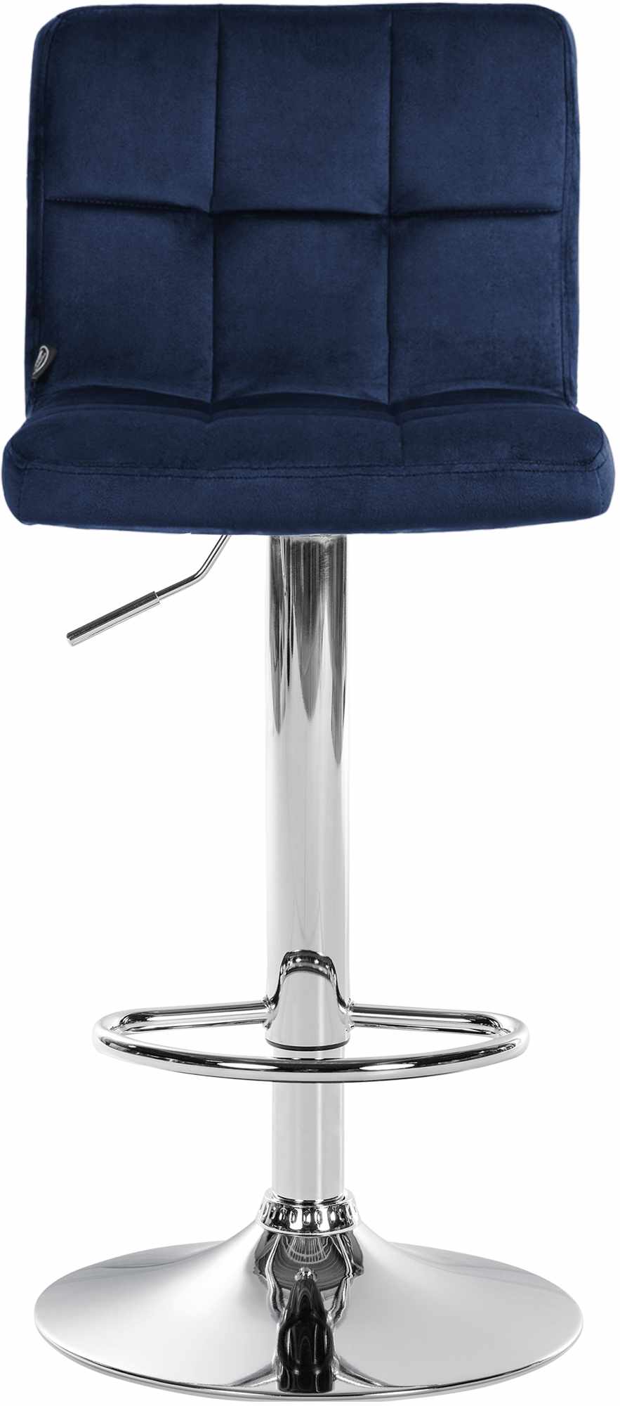 Lot de 2 tabourets de bar Peru velours