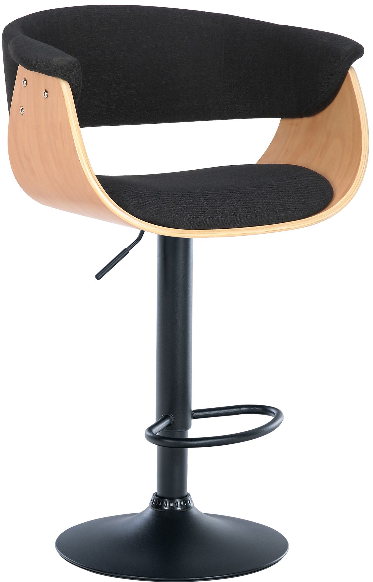 Tabouret de bar Vestal avec Coque en bois réglable pivotant