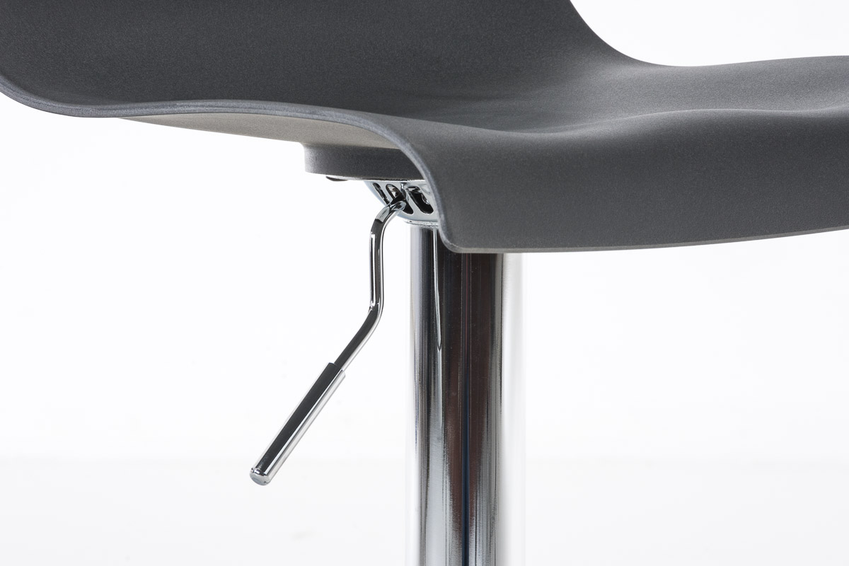 Tabouret de bar Hover Réglable en Hauteur Assise Plastique