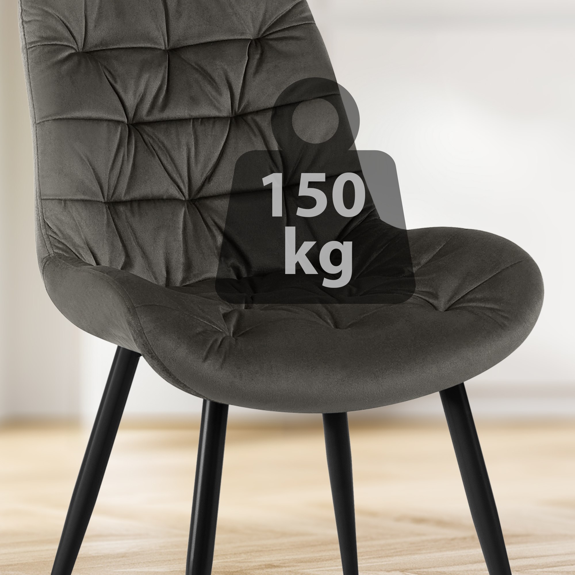 Lot de 2 chaises de salle à manger Rossford