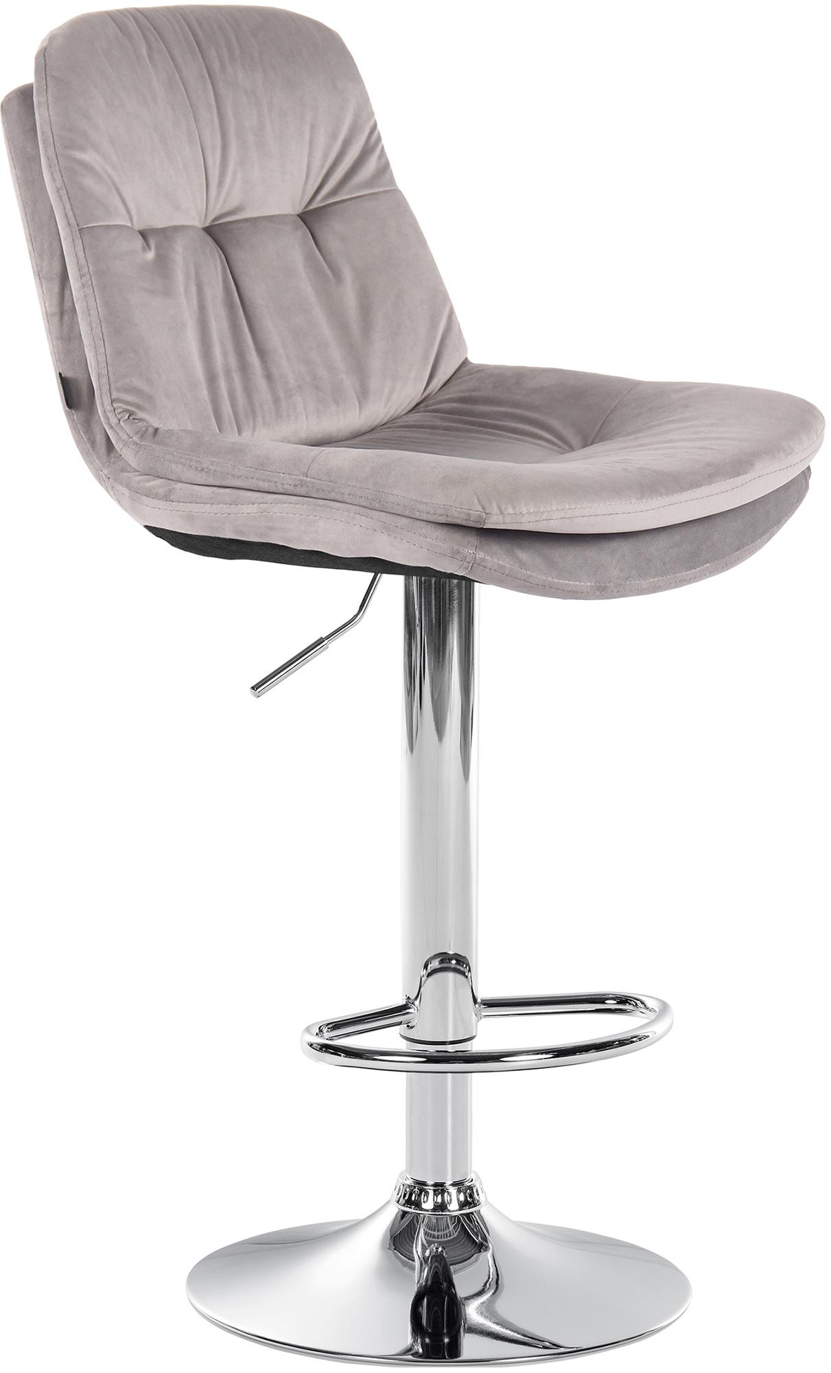 Tabouret de bar Laurel velours