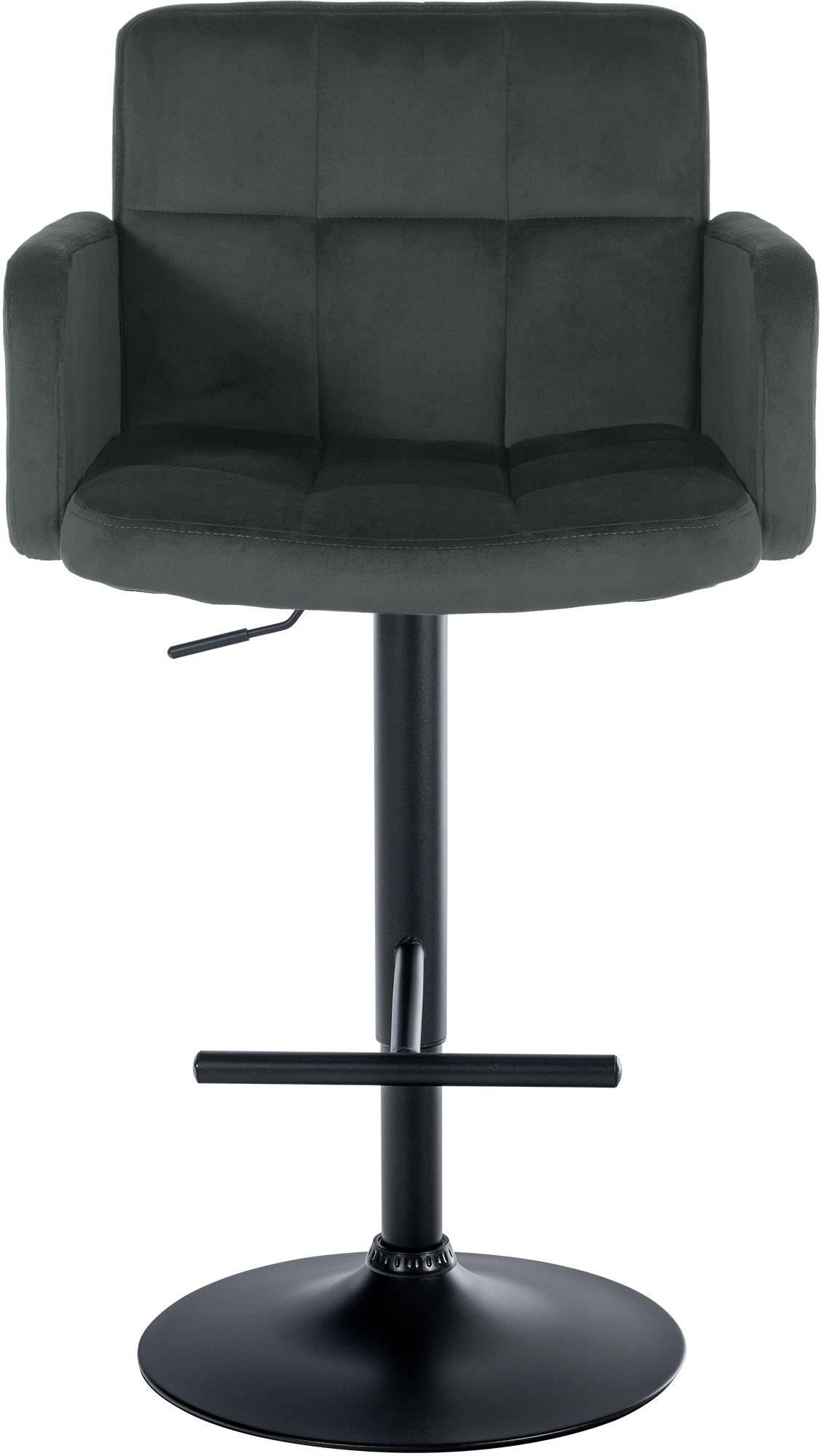 Lot de 2 tabourets de bar Los Angeles velours
