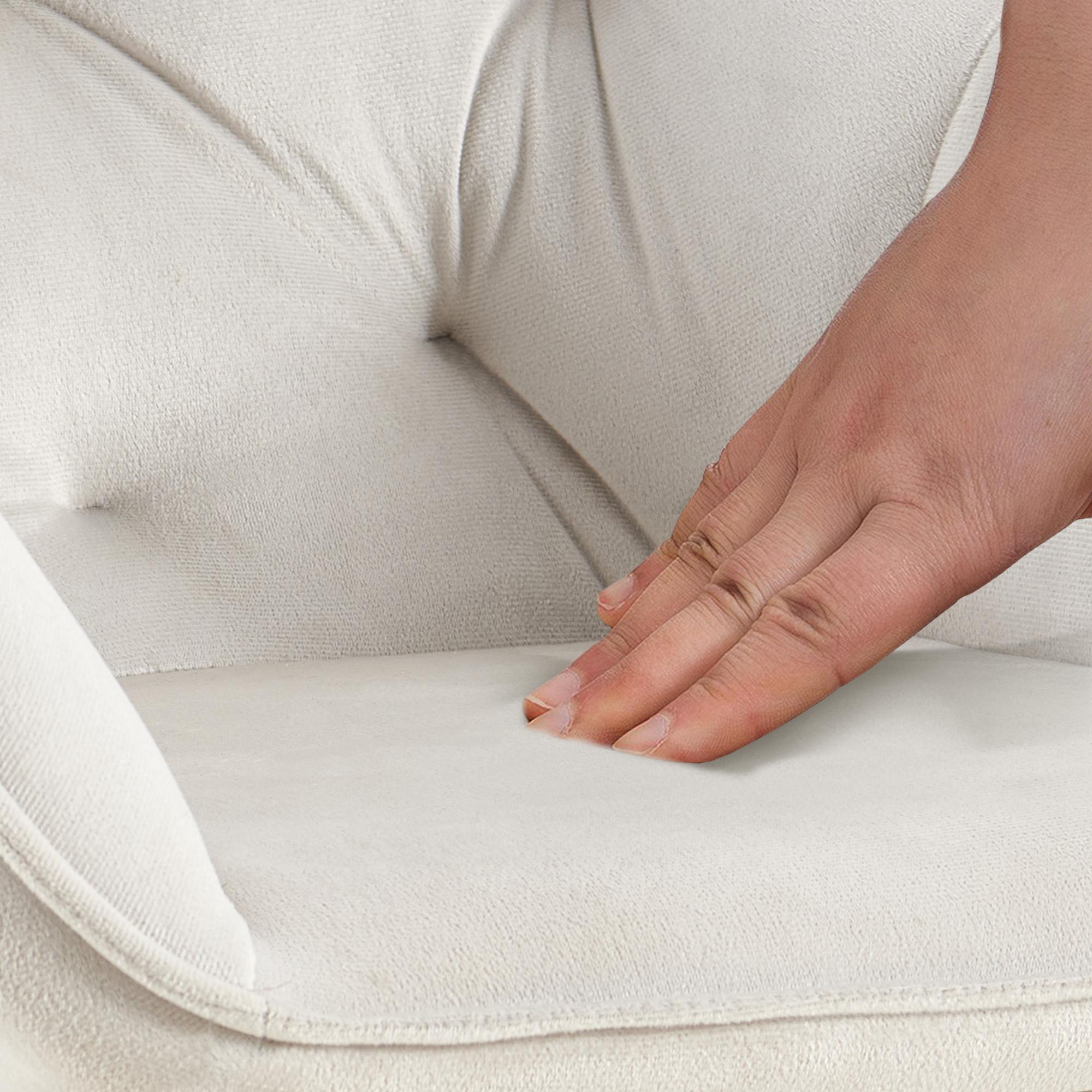 Lot de 2 chaises de salle à manger Cassis revêtement en velours