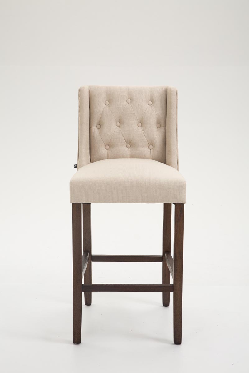 Lot de 2 Tabourets de bar Cassandra Tissu