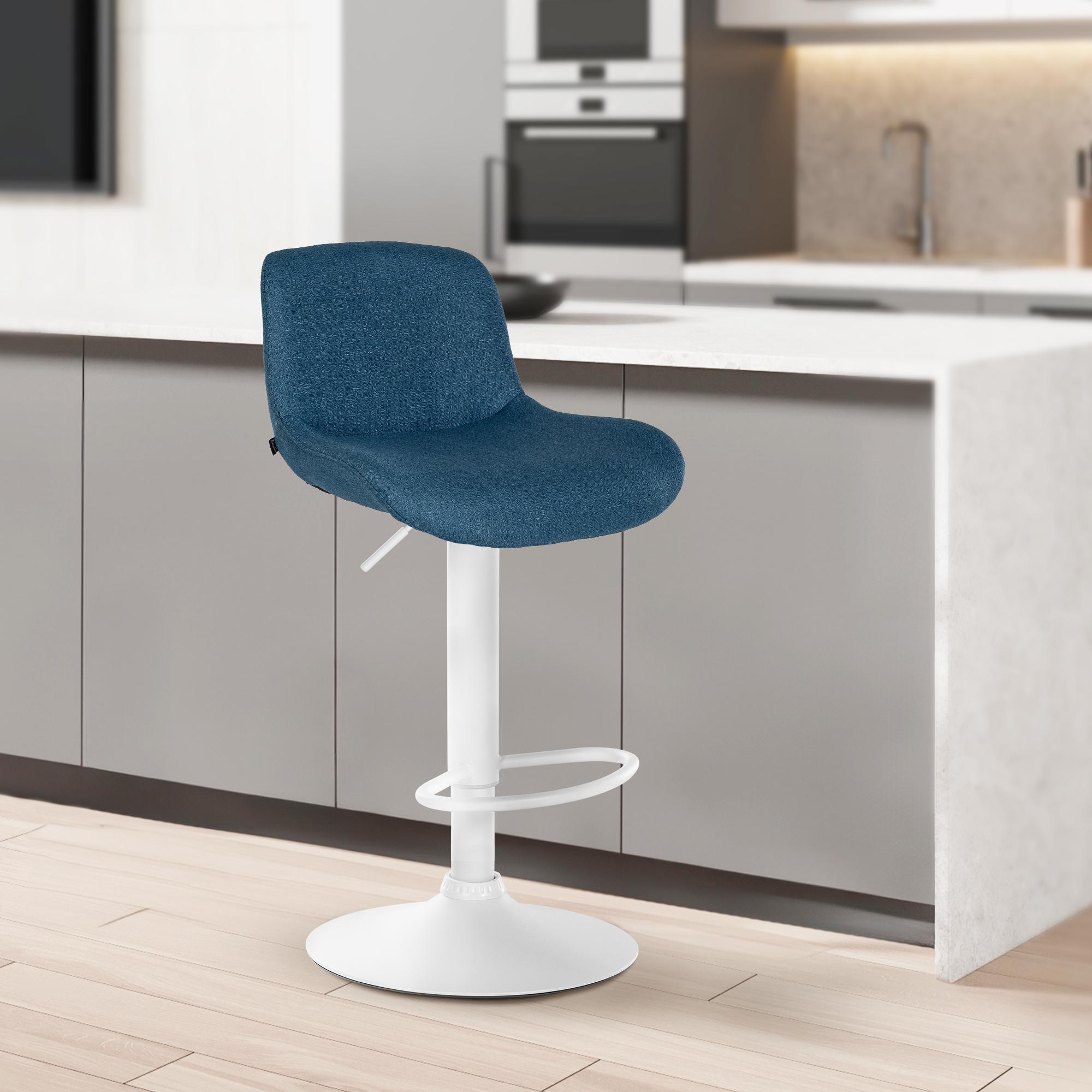 Tabouret de bar Solon blanc
