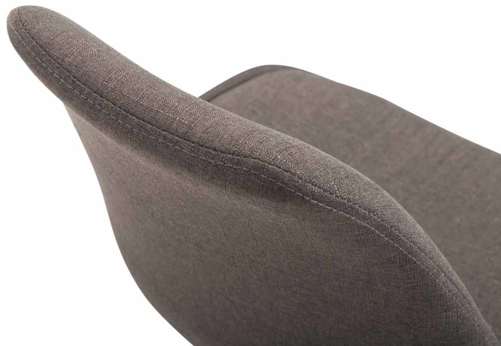 Lot de 4 Chaises de salle à manger Maverick tissu avec pied trompette