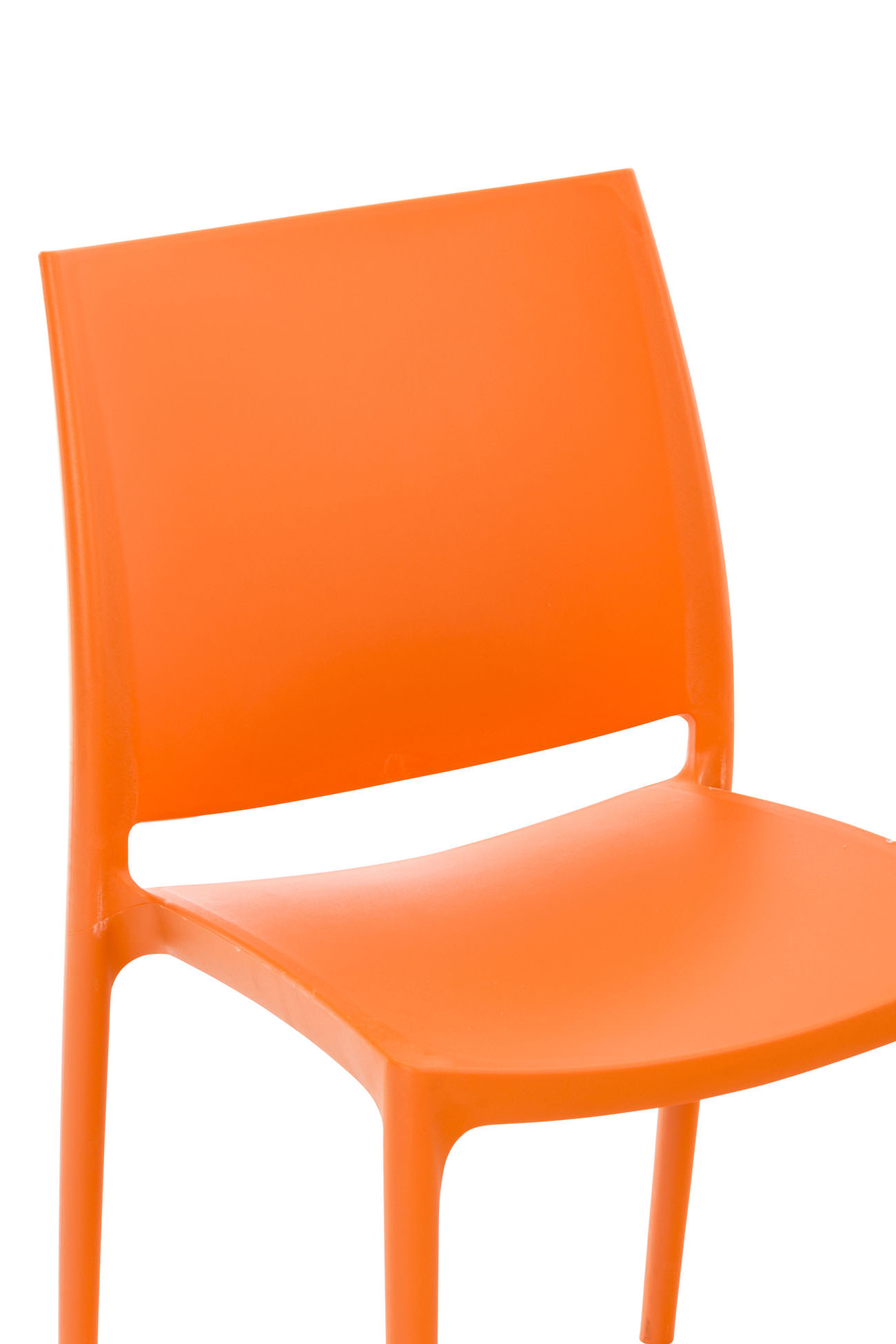 Lot de 2 chaises de jardin empilables Maya en plastique