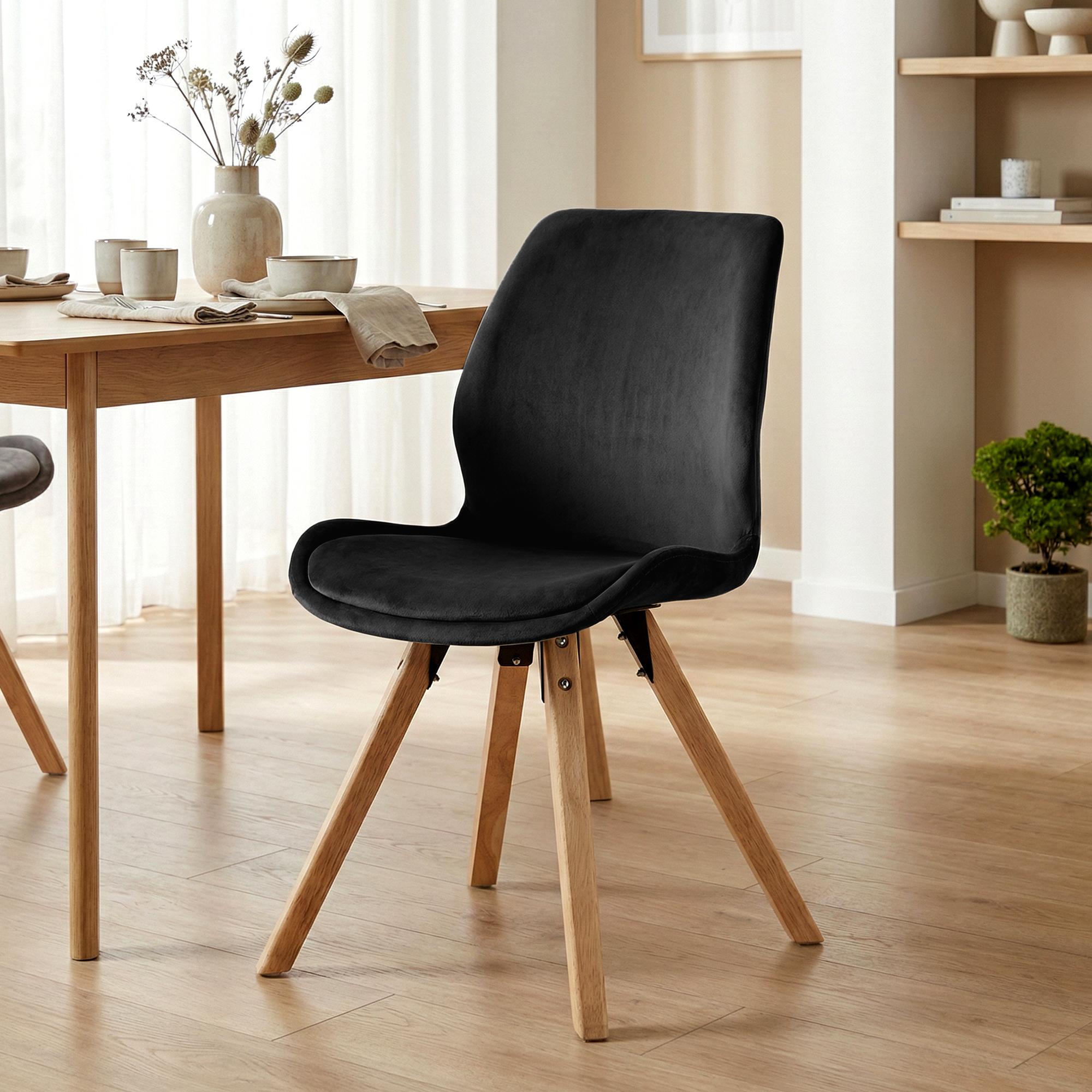 Lot de 2 chaises de salle a manger Luna